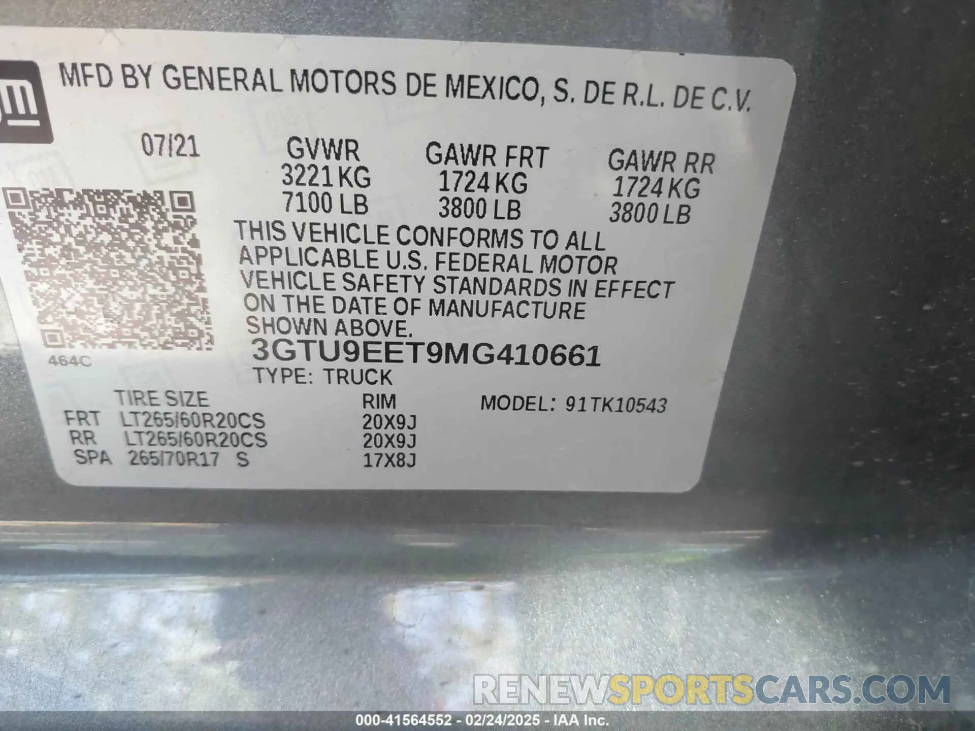 9 Фотография поврежденного автомобиля 3GTU9EET9MG410661 GMC SIERRA 1500 2021