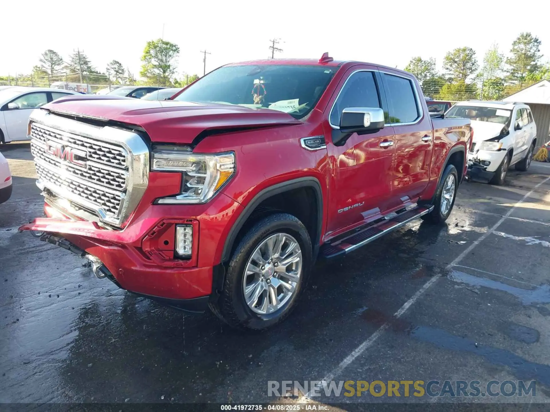 2 Photograph of a damaged car 3GTU9FEDXMG187481 GMC SIERRA 1500 2021