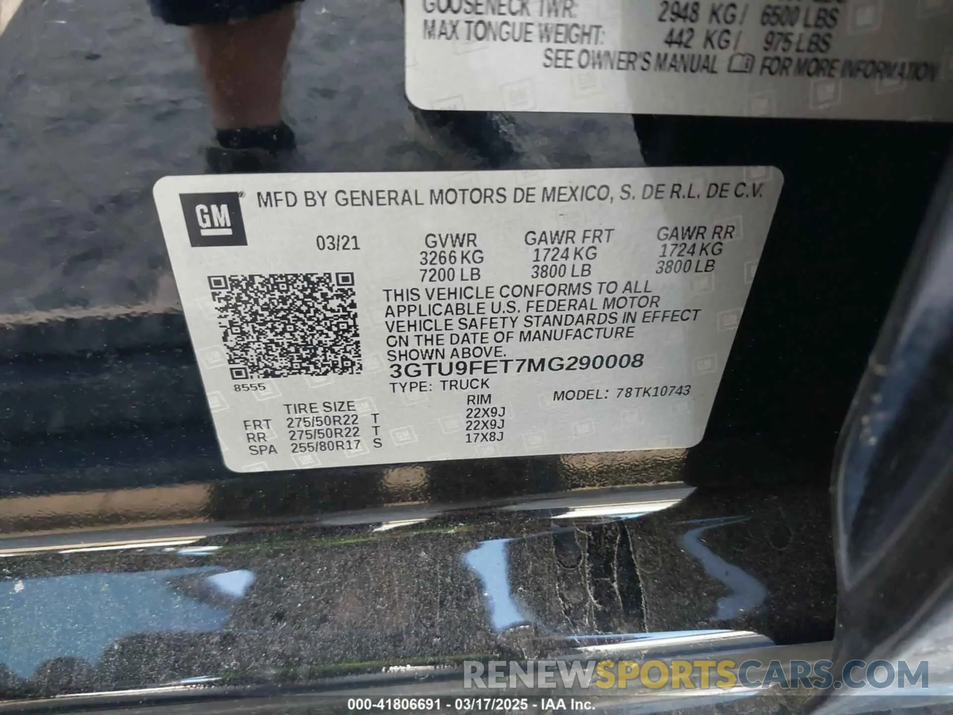 9 Фотография поврежденного автомобиля 3GTU9FET7MG290008 GMC SIERRA 1500 2021