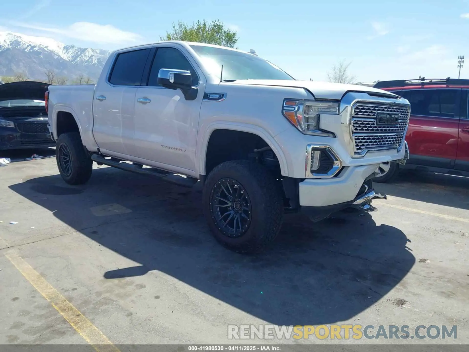 1 Photograph of a damaged car 3GTU9FET7MG422796 GMC SIERRA 1500 2021