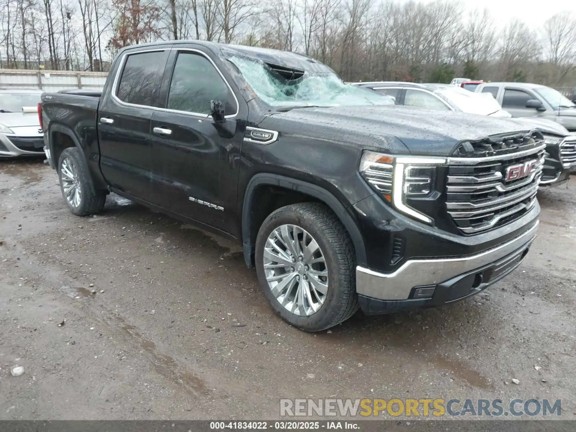 1 Photograph of a damaged car 1GTUUDED5NZ622976 GMC SIERRA 1500 2022