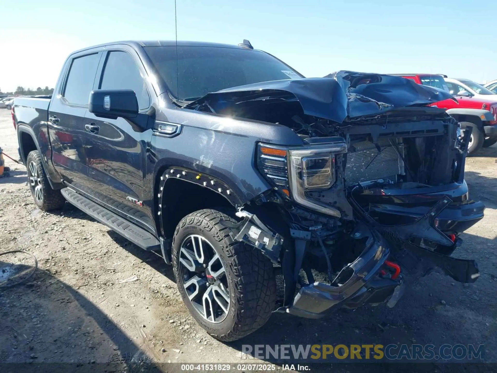 1 Photograph of a damaged car 1GTUUEET6NZ634146 GMC SIERRA 1500 2022
