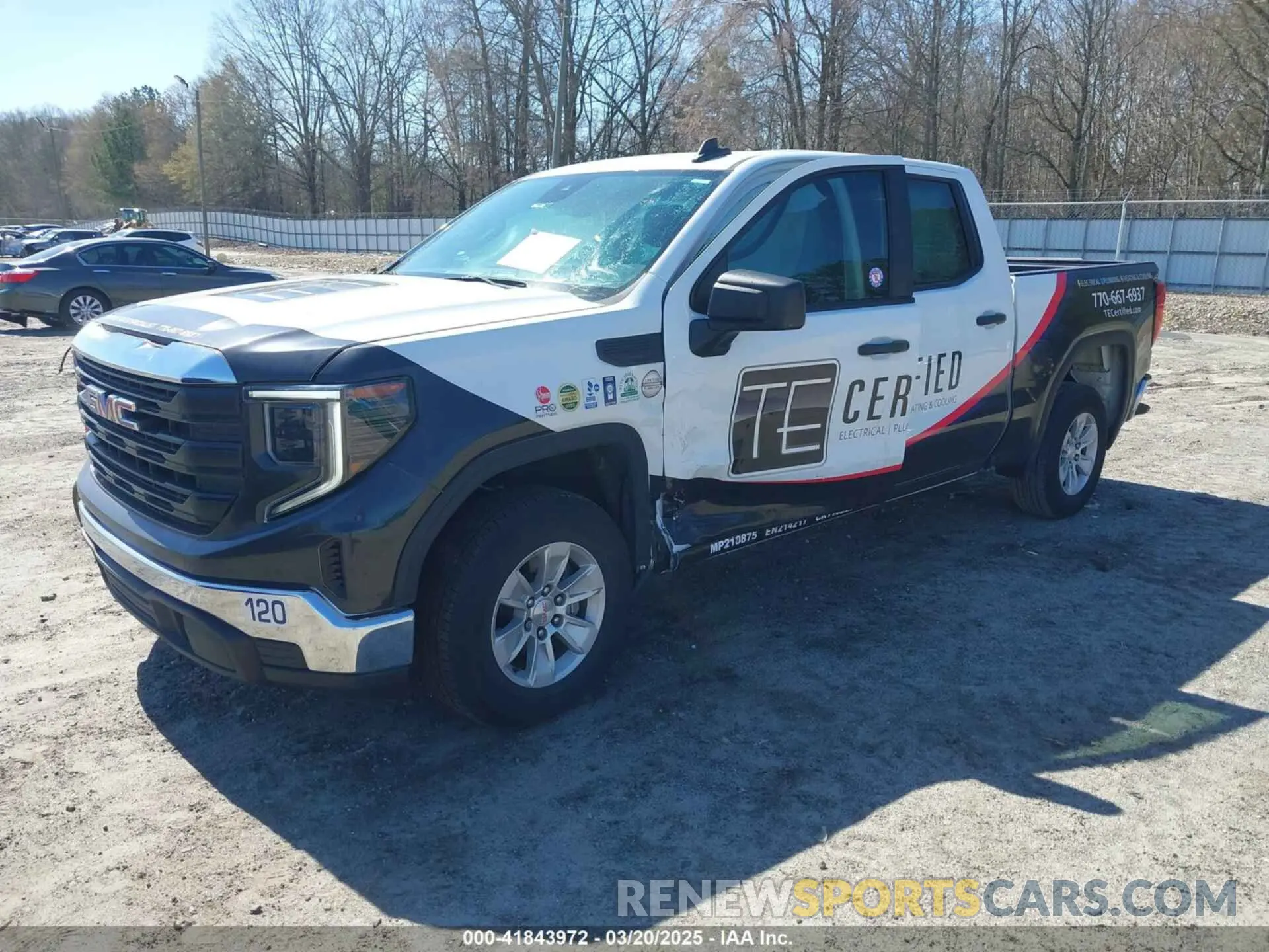 2 Фотография поврежденного автомобиля 3GTPHAED0NG557356 GMC SIERRA 1500 2022