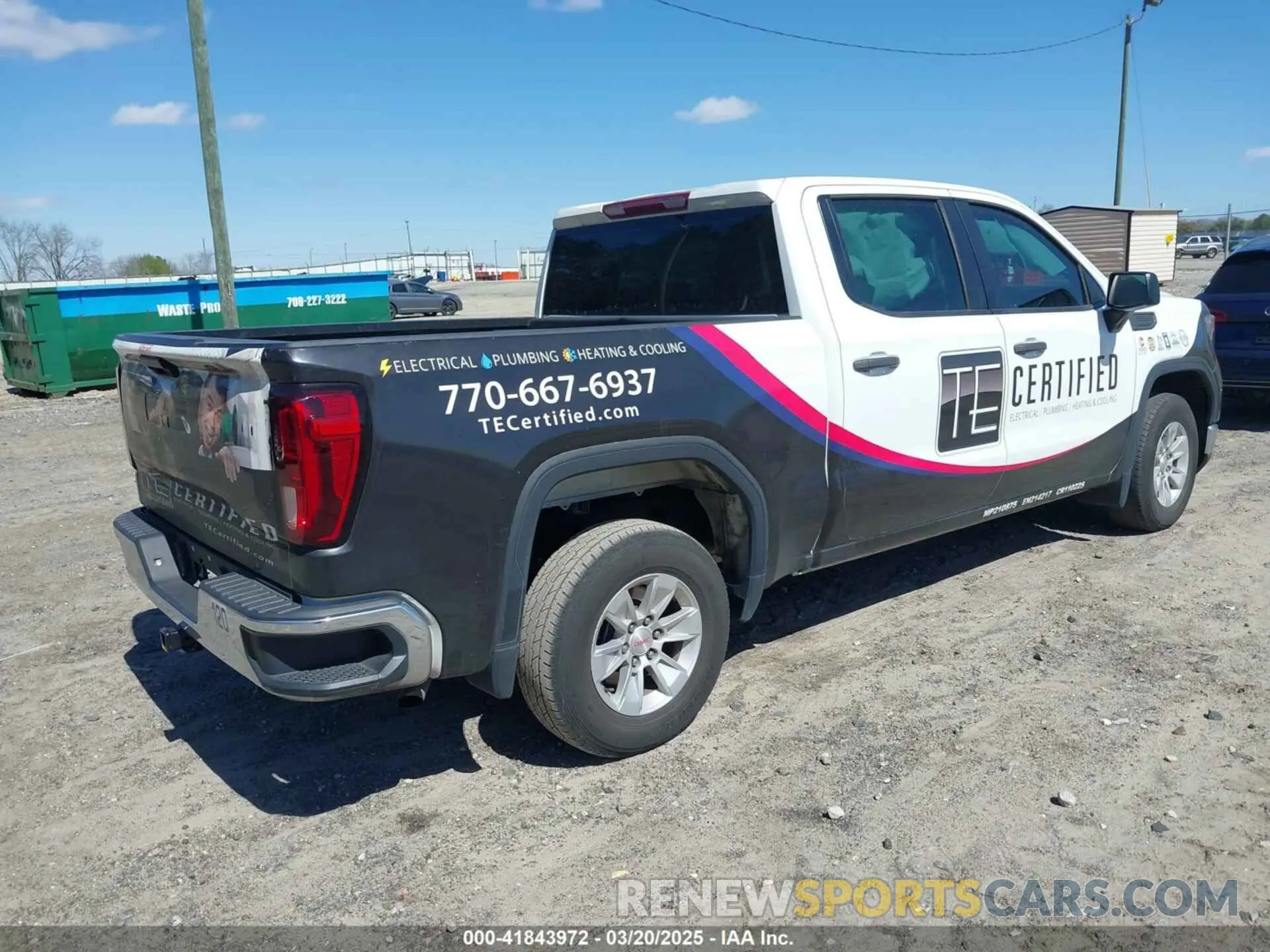 4 Фотография поврежденного автомобиля 3GTPHAED0NG557356 GMC SIERRA 1500 2022