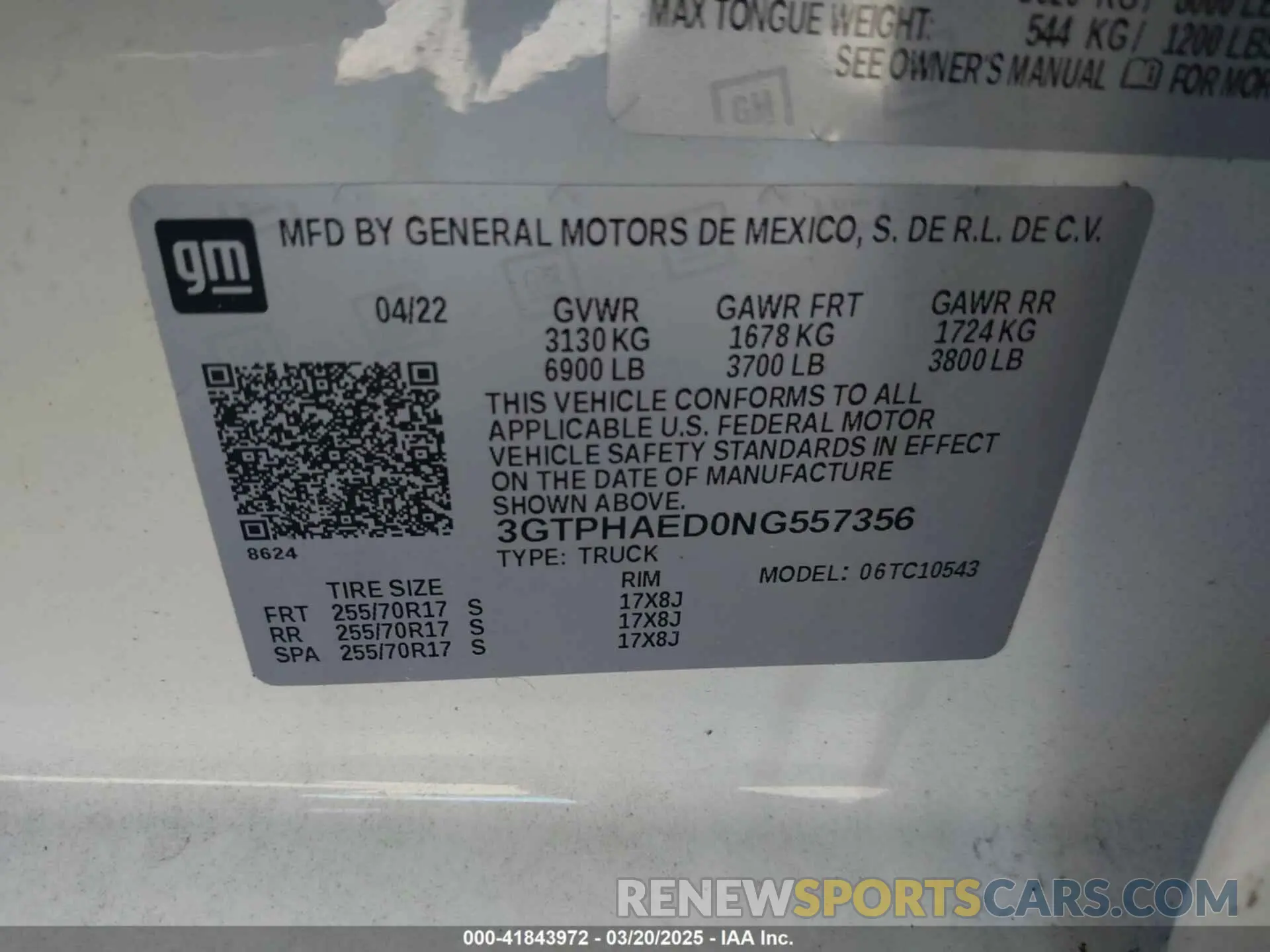 9 Фотография поврежденного автомобиля 3GTPHAED0NG557356 GMC SIERRA 1500 2022