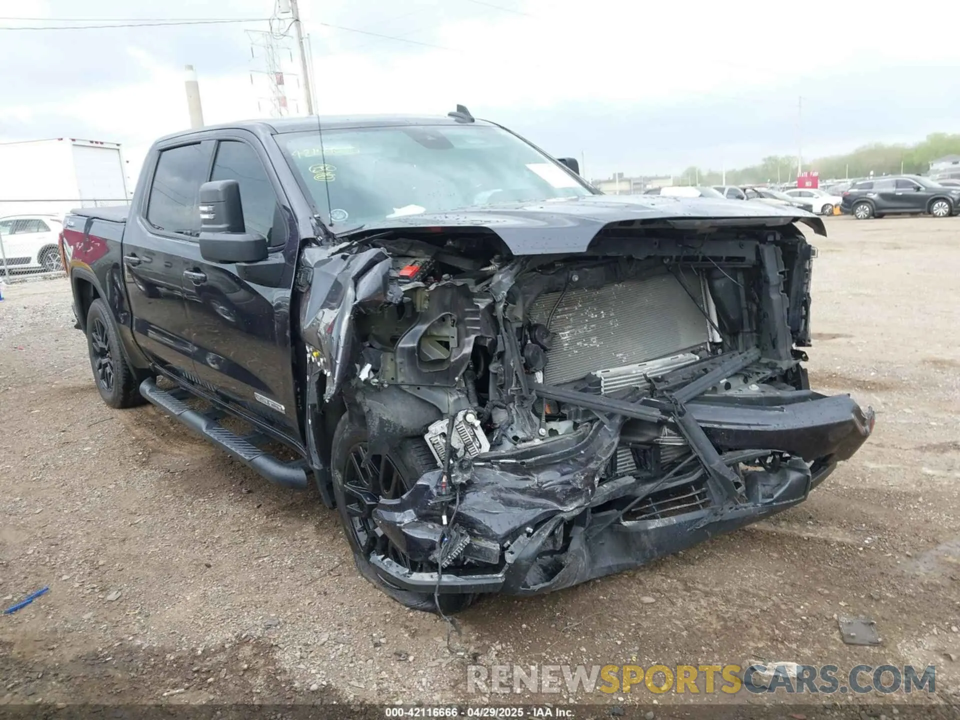 6 Photograph of a damaged car 3GTPUCEK1NG557680 GMC SIERRA 1500 2022