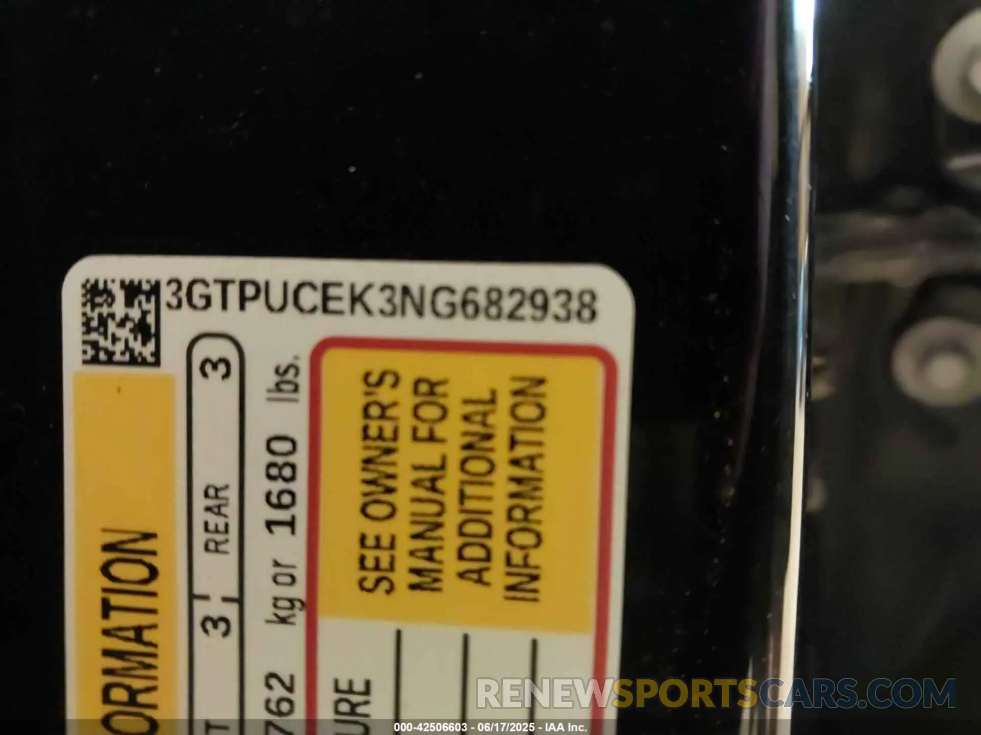 9 Фотография поврежденного автомобиля 3GTPUCEK3NG682938 GMC SIERRA 1500 2022