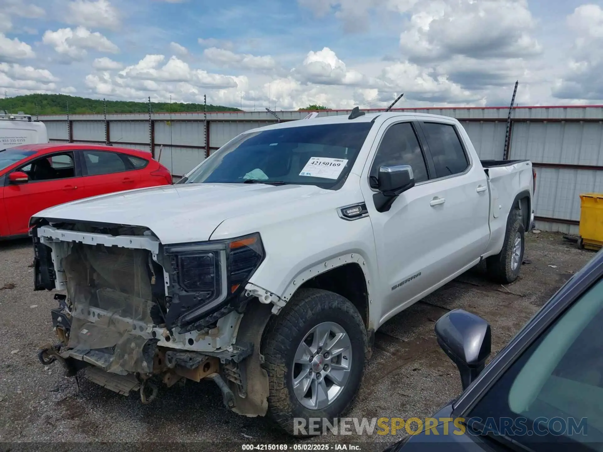 2 Фотография поврежденного автомобиля 3GTUUBET3NG543849 GMC SIERRA 1500 2022