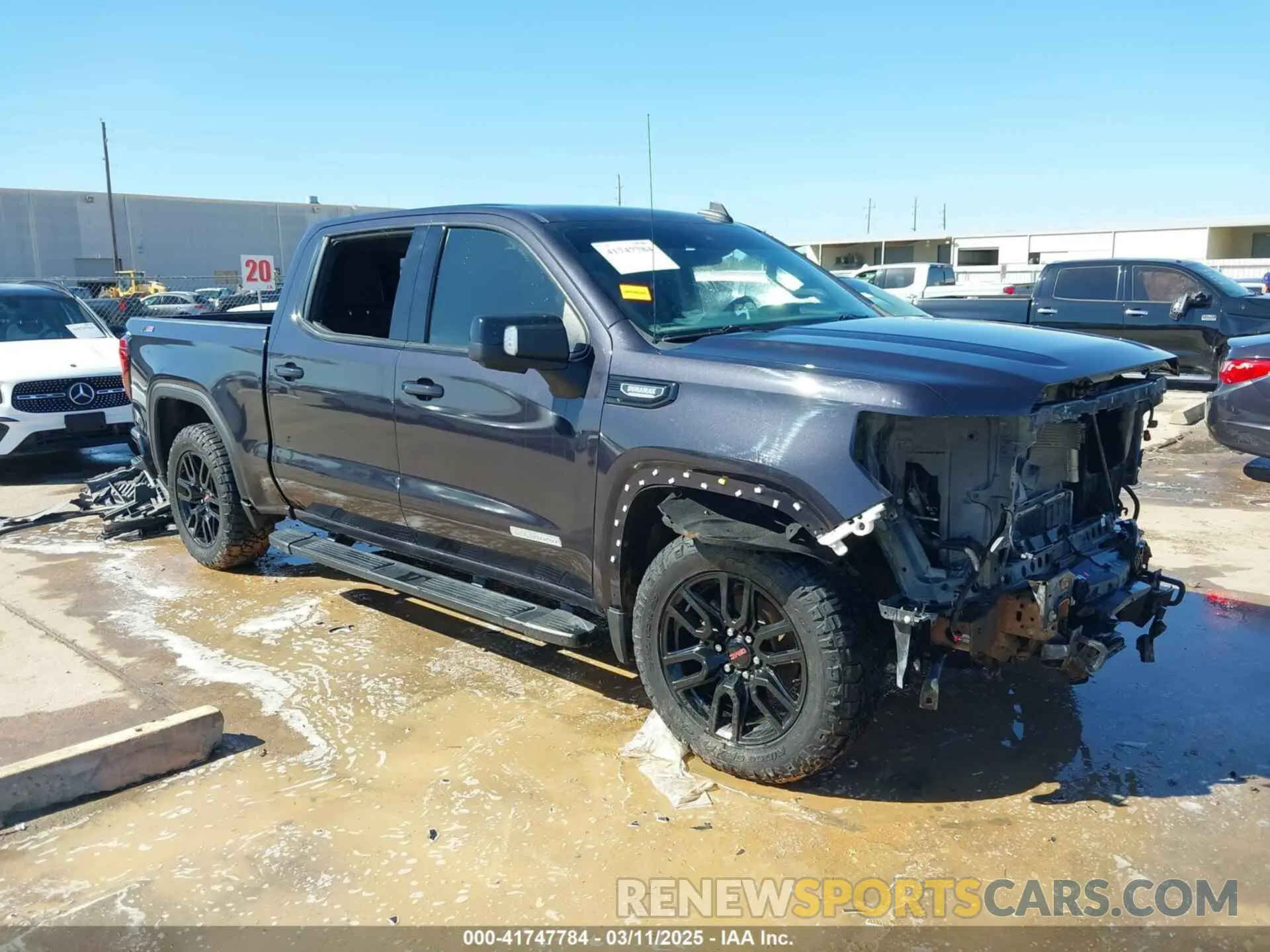 1 Фотография поврежденного автомобиля 3GTUUCET7NG547862 GMC SIERRA 1500 2022