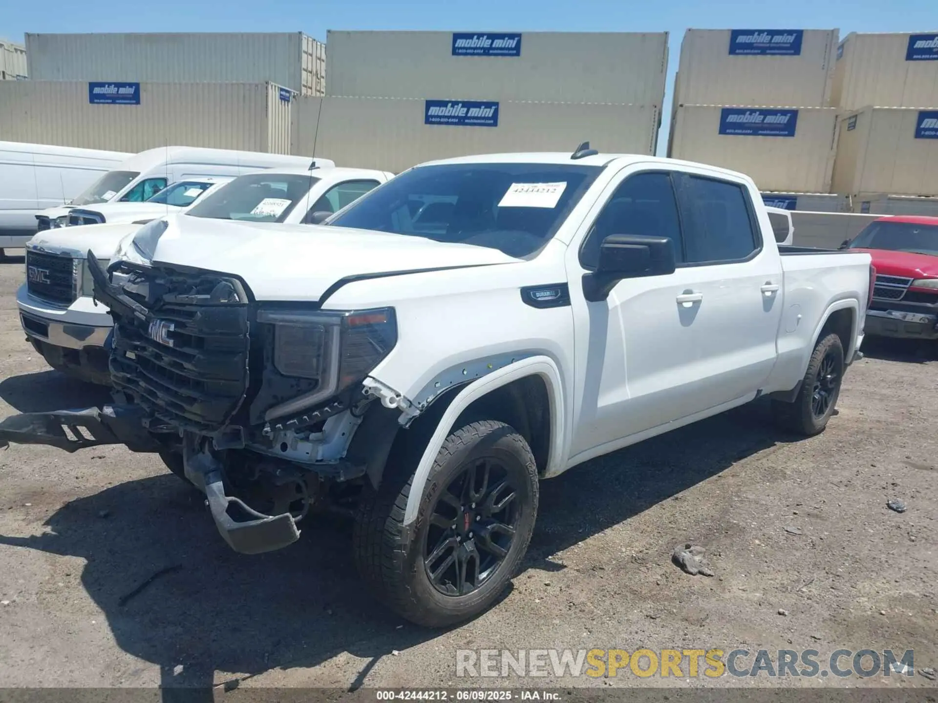 2 Photograph of a damaged car 3GTUUCET8NG508892 GMC SIERRA 1500 2022