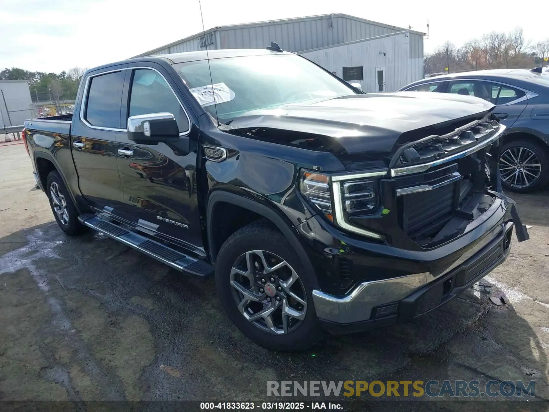 1 Photograph of a damaged car 3GTUUDED5NG606258 GMC SIERRA 1500 2022