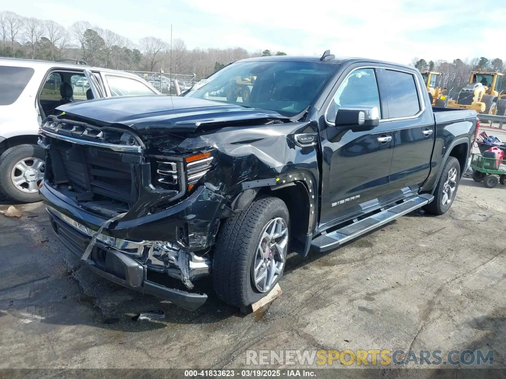 2 Photograph of a damaged car 3GTUUDED5NG606258 GMC SIERRA 1500 2022