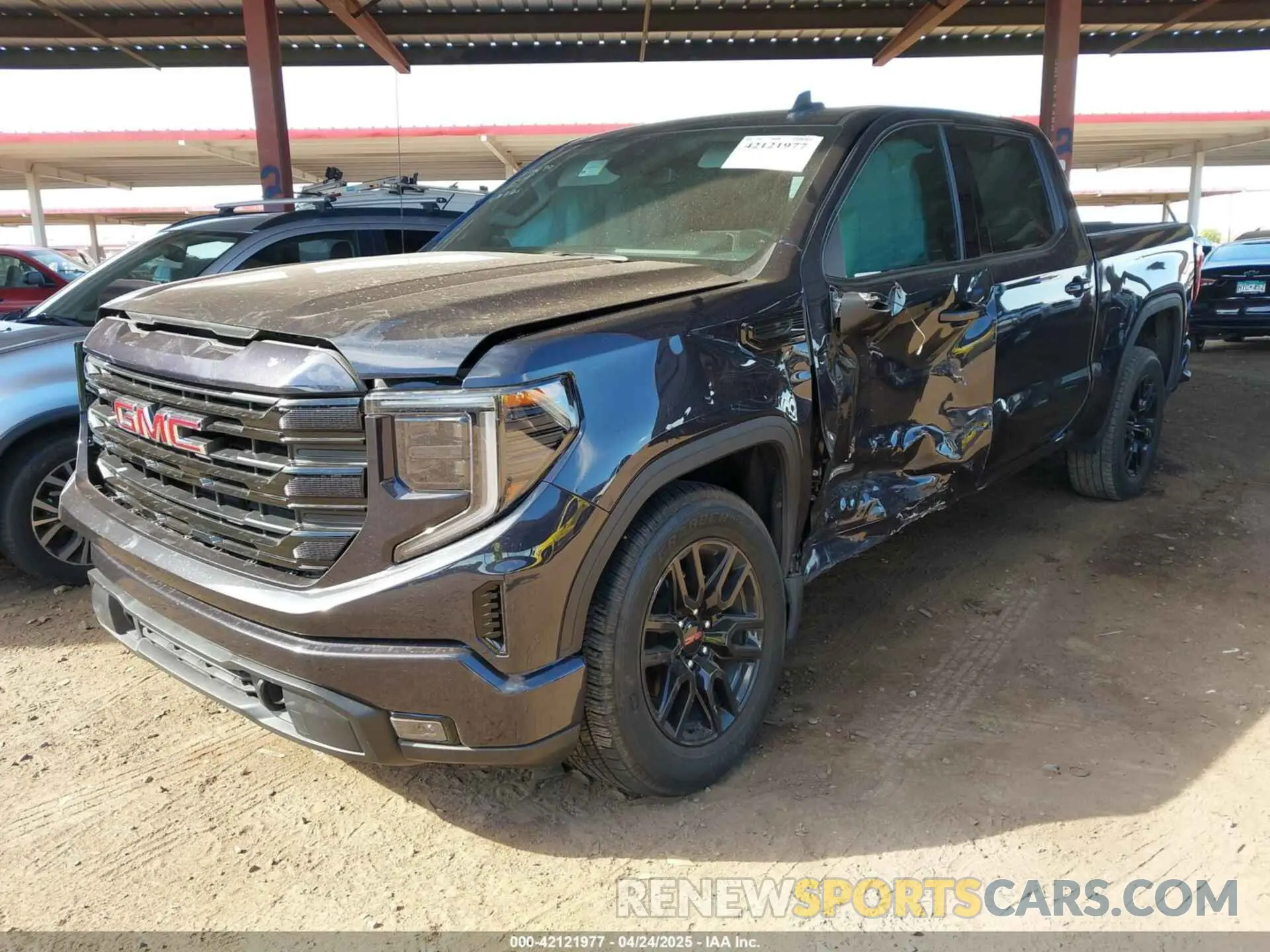 2 Photograph of a damaged car 1GTPHCEK8PZ104499 GMC SIERRA 1500 2023