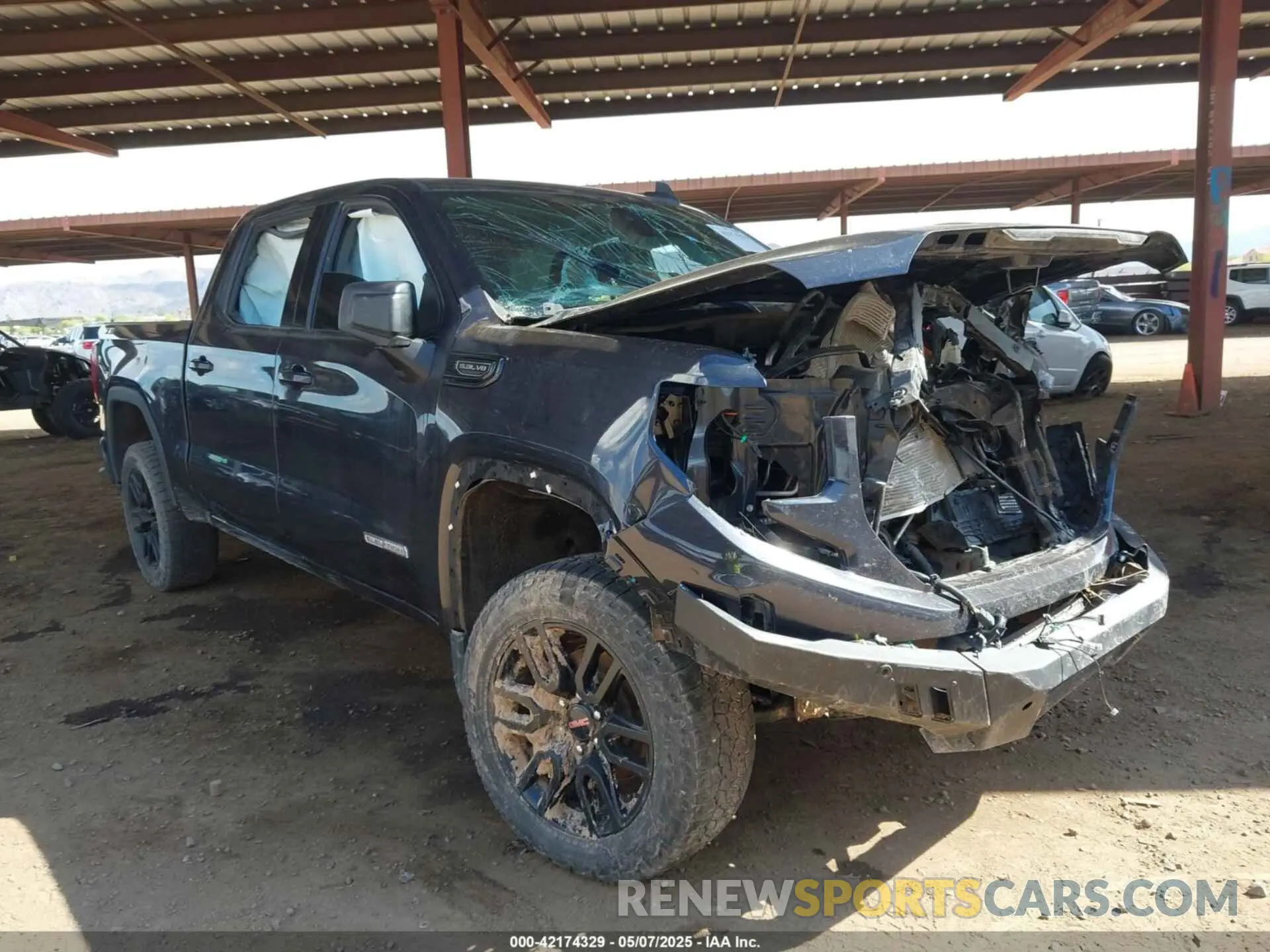 1 Photograph of a damaged car 1GTUUCED7PZ123982 GMC SIERRA 1500 2023