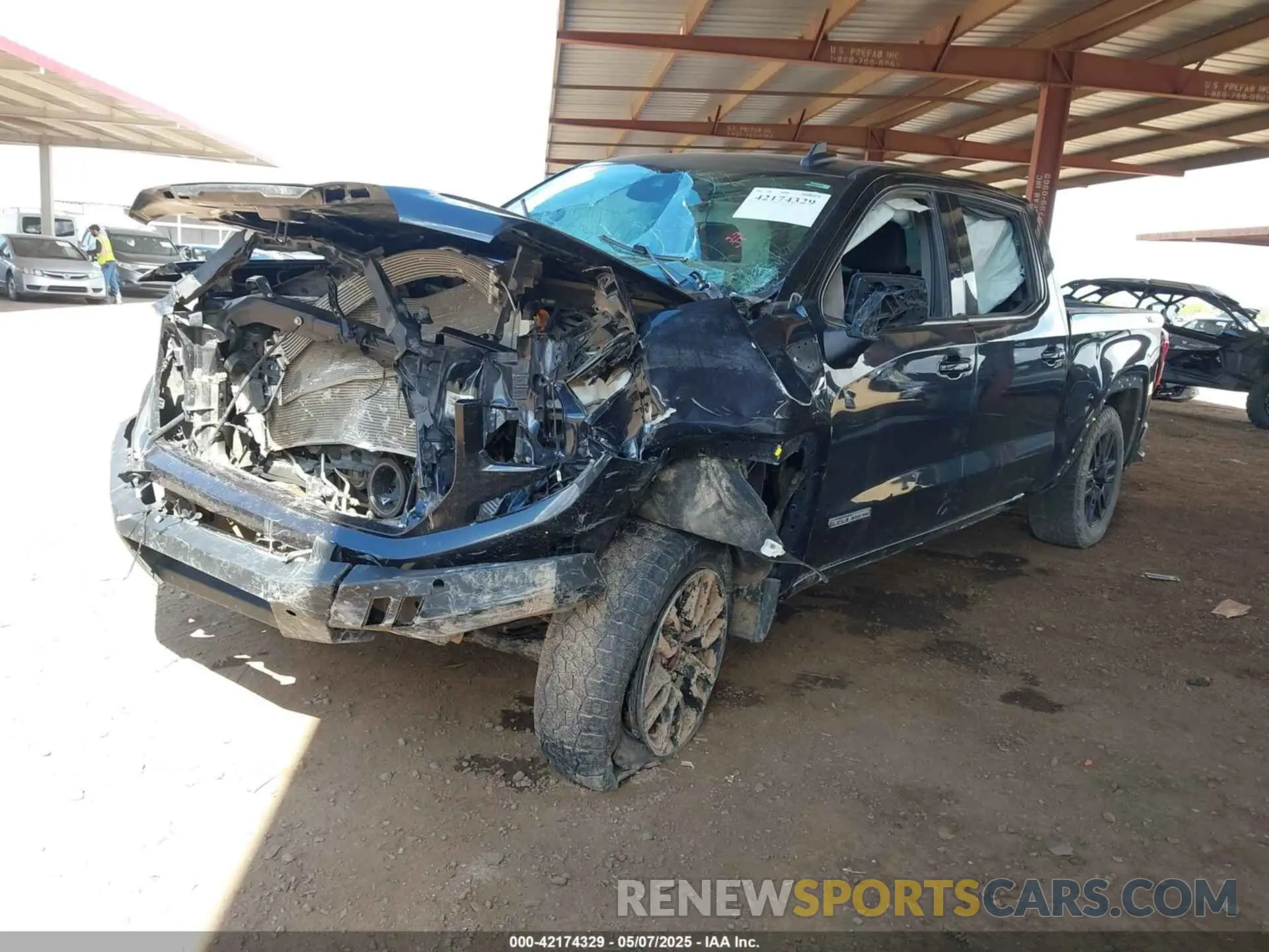 2 Photograph of a damaged car 1GTUUCED7PZ123982 GMC SIERRA 1500 2023