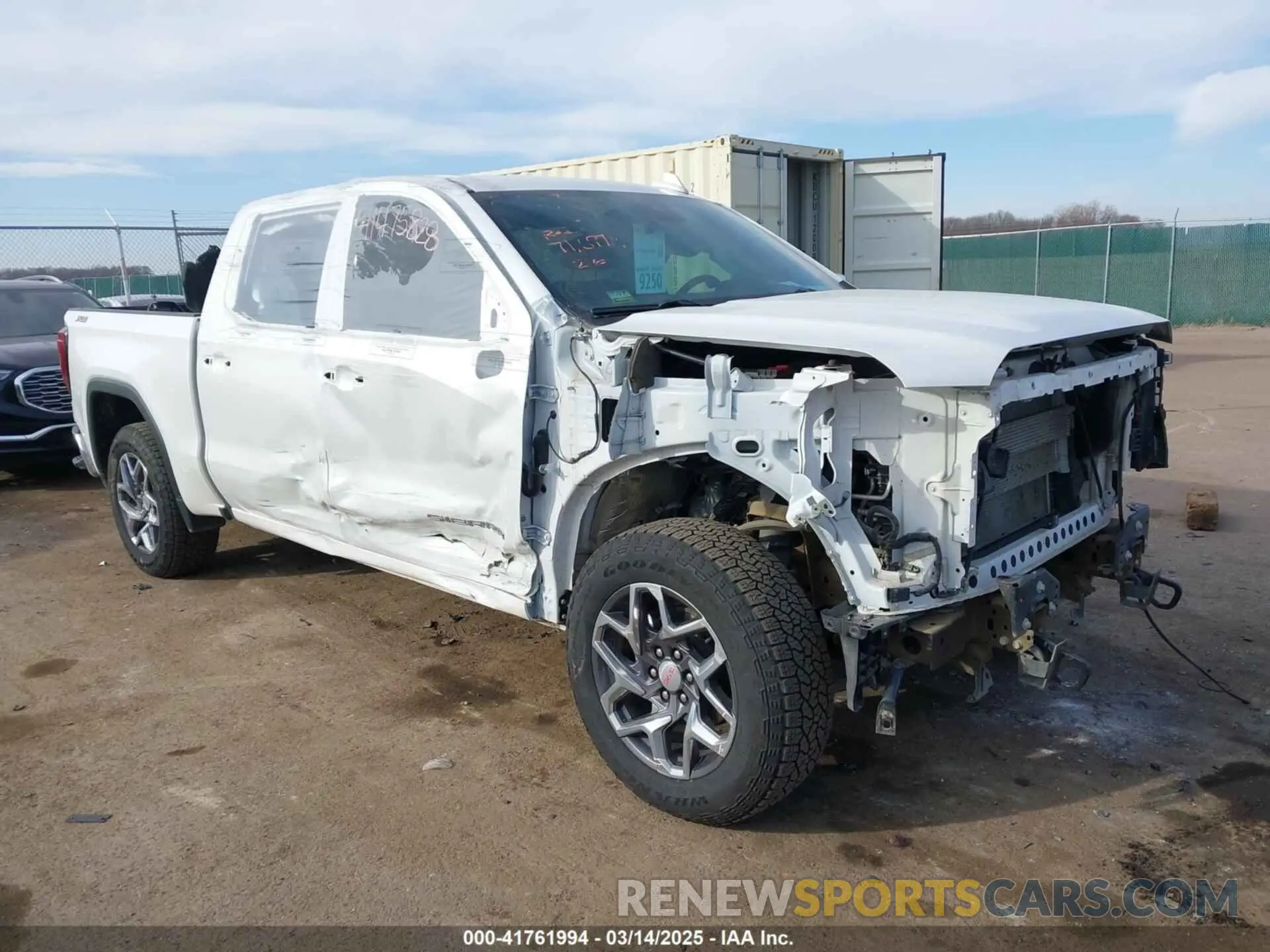 1 Photograph of a damaged car 1GTUUDED4PZ115635 GMC SIERRA 1500 2023