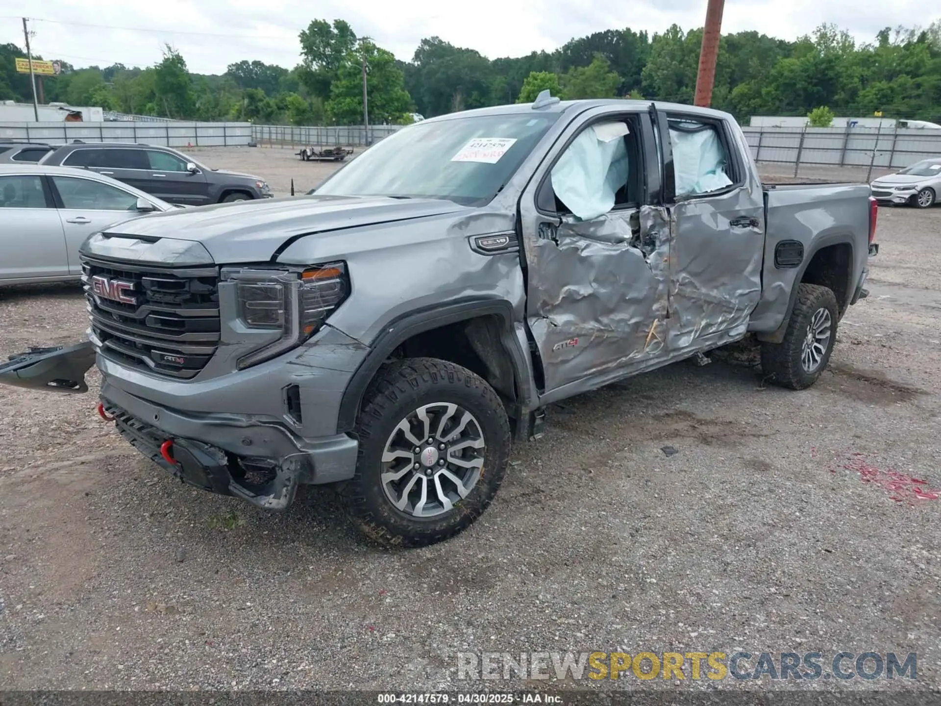 2 Photograph of a damaged car 1GTUUEEL1PZ197840 GMC SIERRA 1500 2023