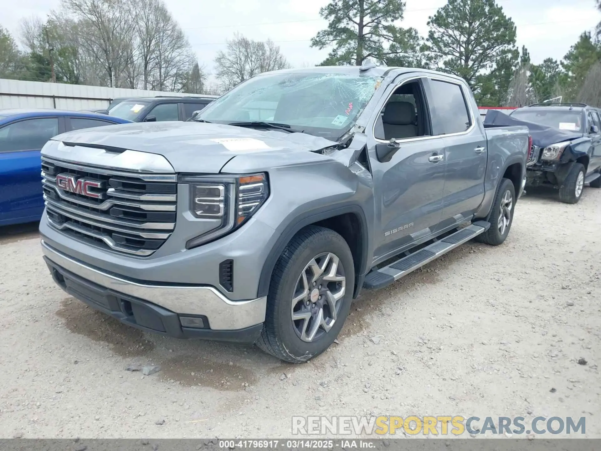 2 Photograph of a damaged car 3GTPHDED0PG149198 GMC SIERRA 1500 2023