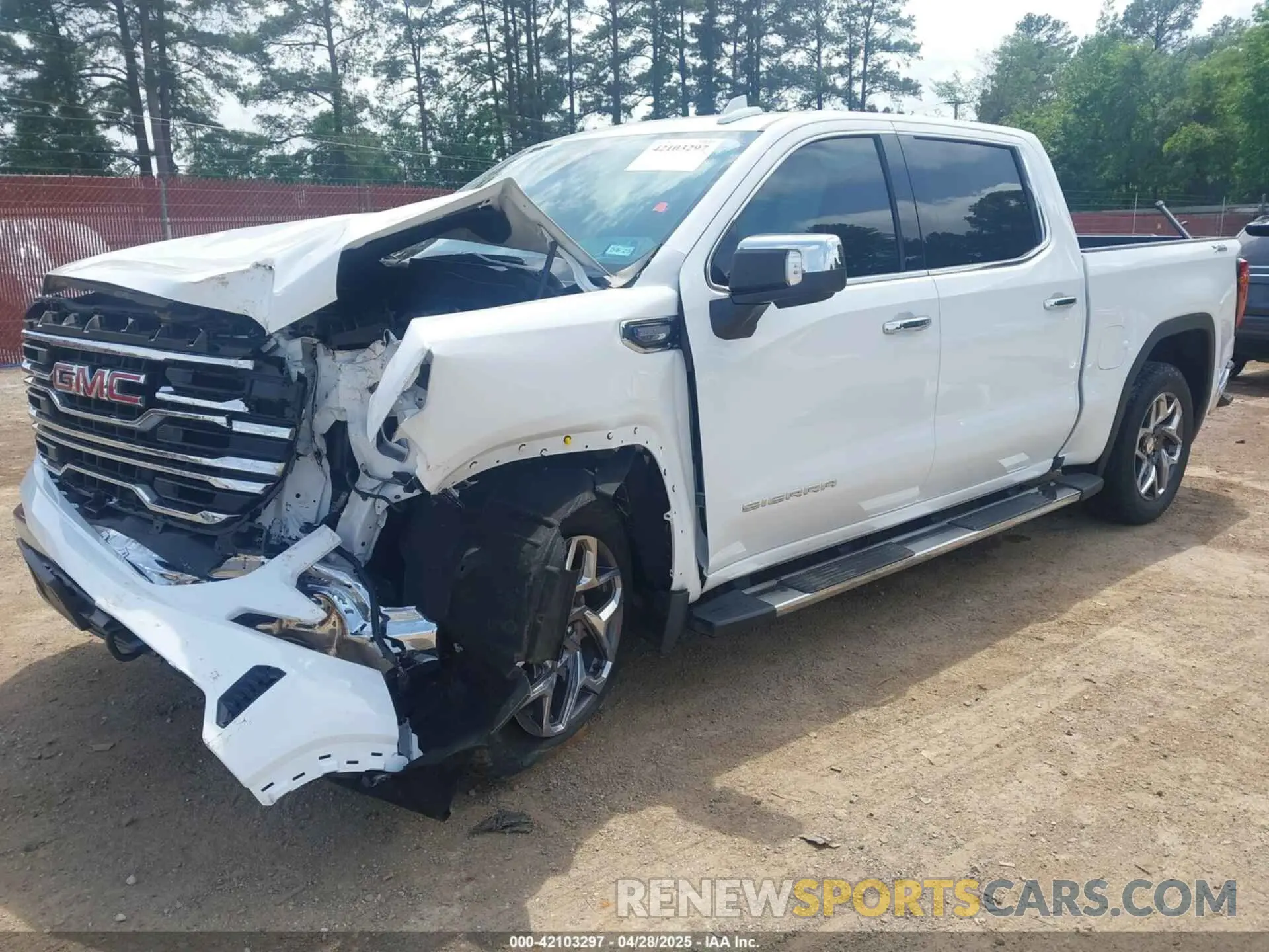 2 Photograph of a damaged car 3GTUUDED5PG155237 GMC SIERRA 1500 2023