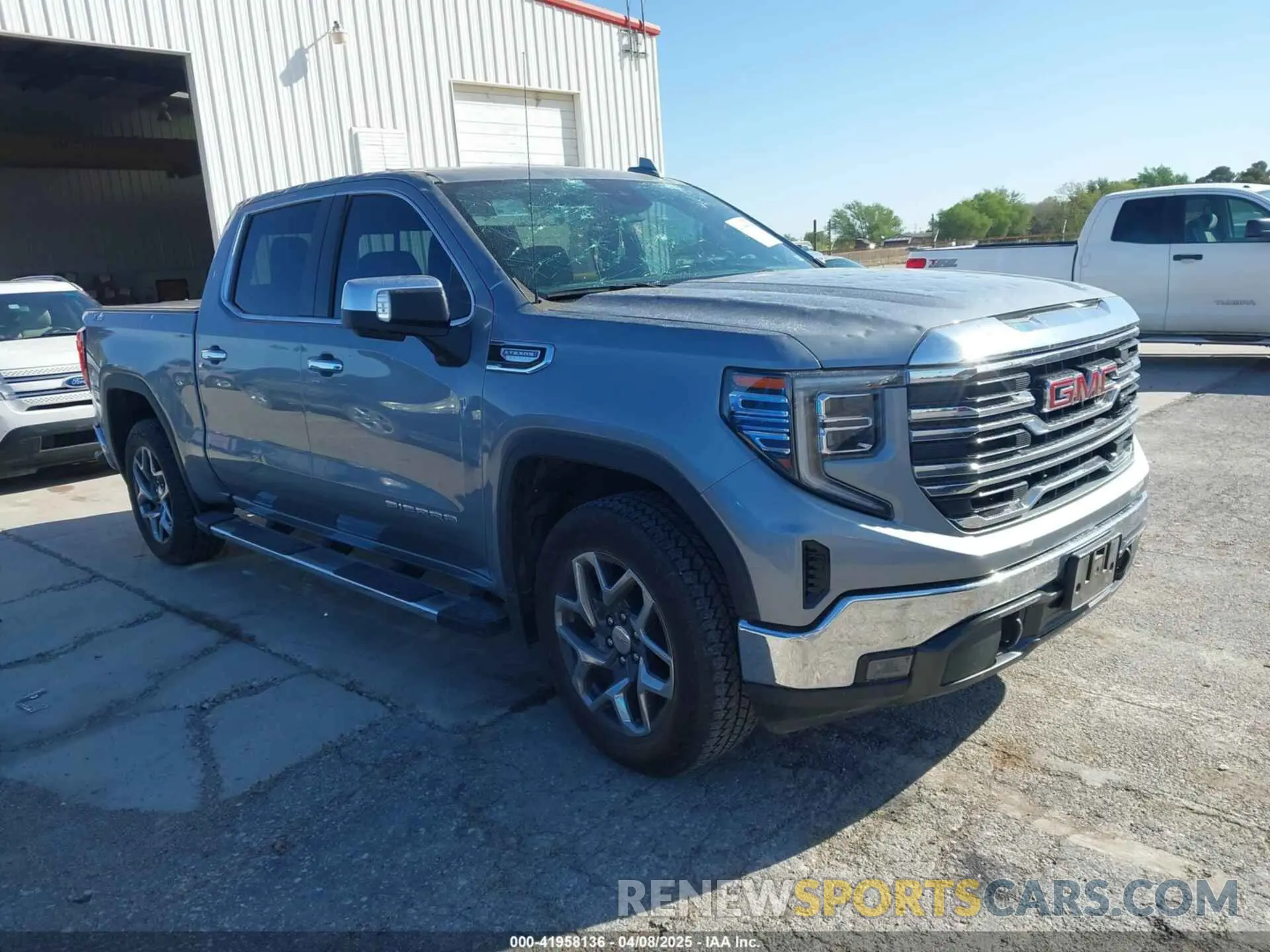 1 Photograph of a damaged car 3GTUUDED8PG186014 GMC SIERRA 1500 2023