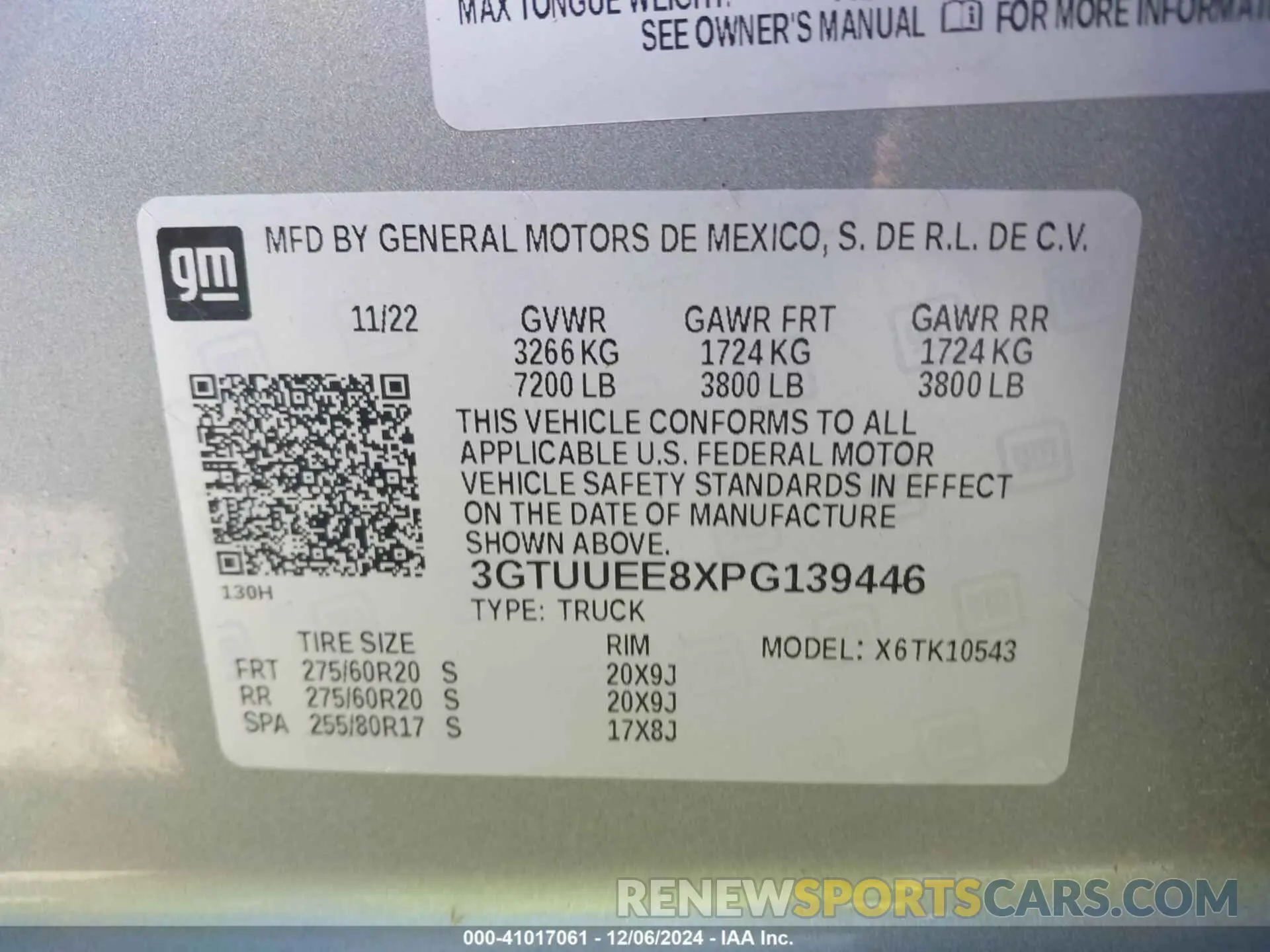 9 Фотография поврежденного автомобиля 3GTUUEE8XPG139446 GMC SIERRA 1500 2023