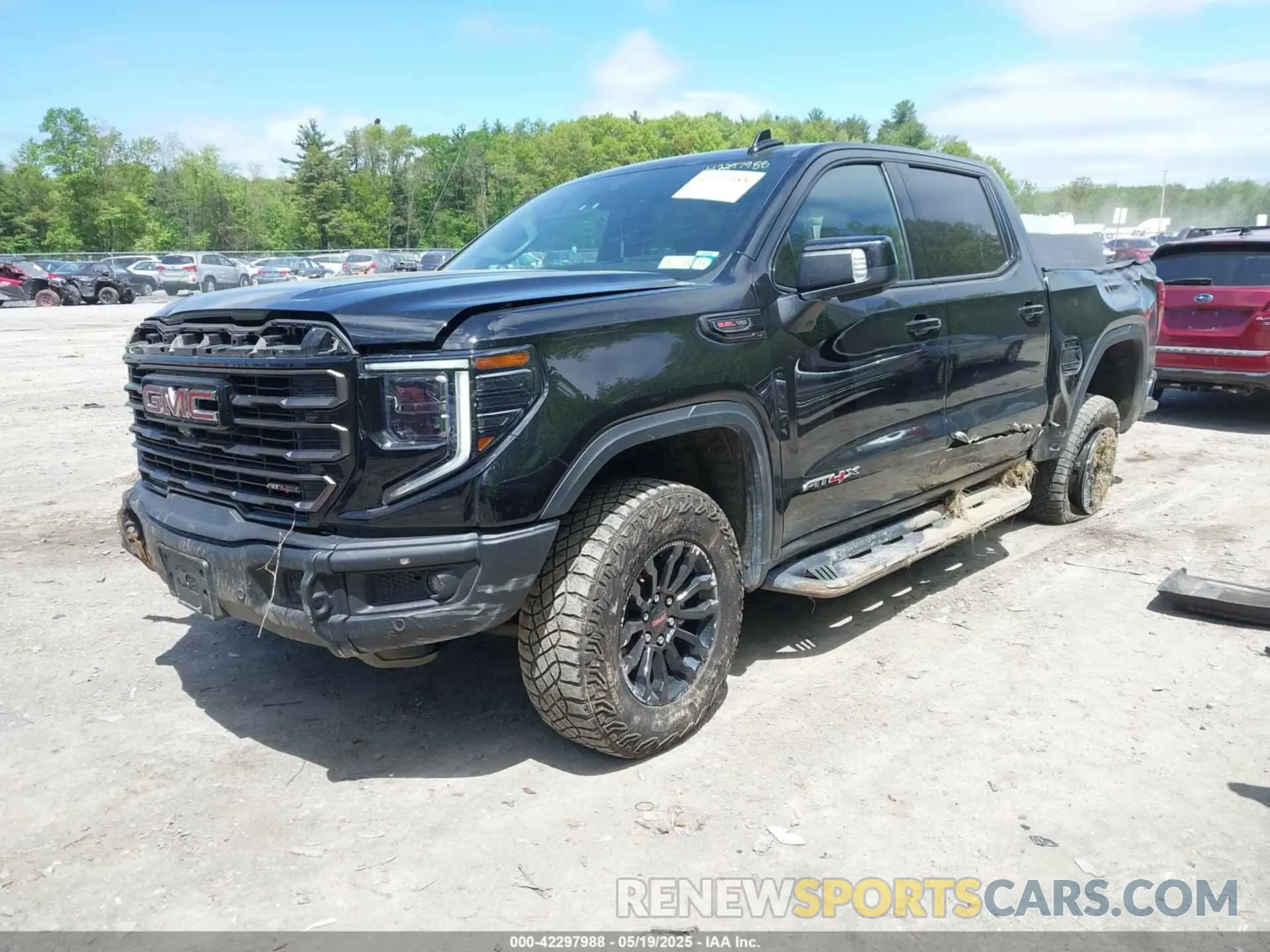 2 Photograph of a damaged car 3GTUUFEL8PG183181 GMC SIERRA 1500 2023