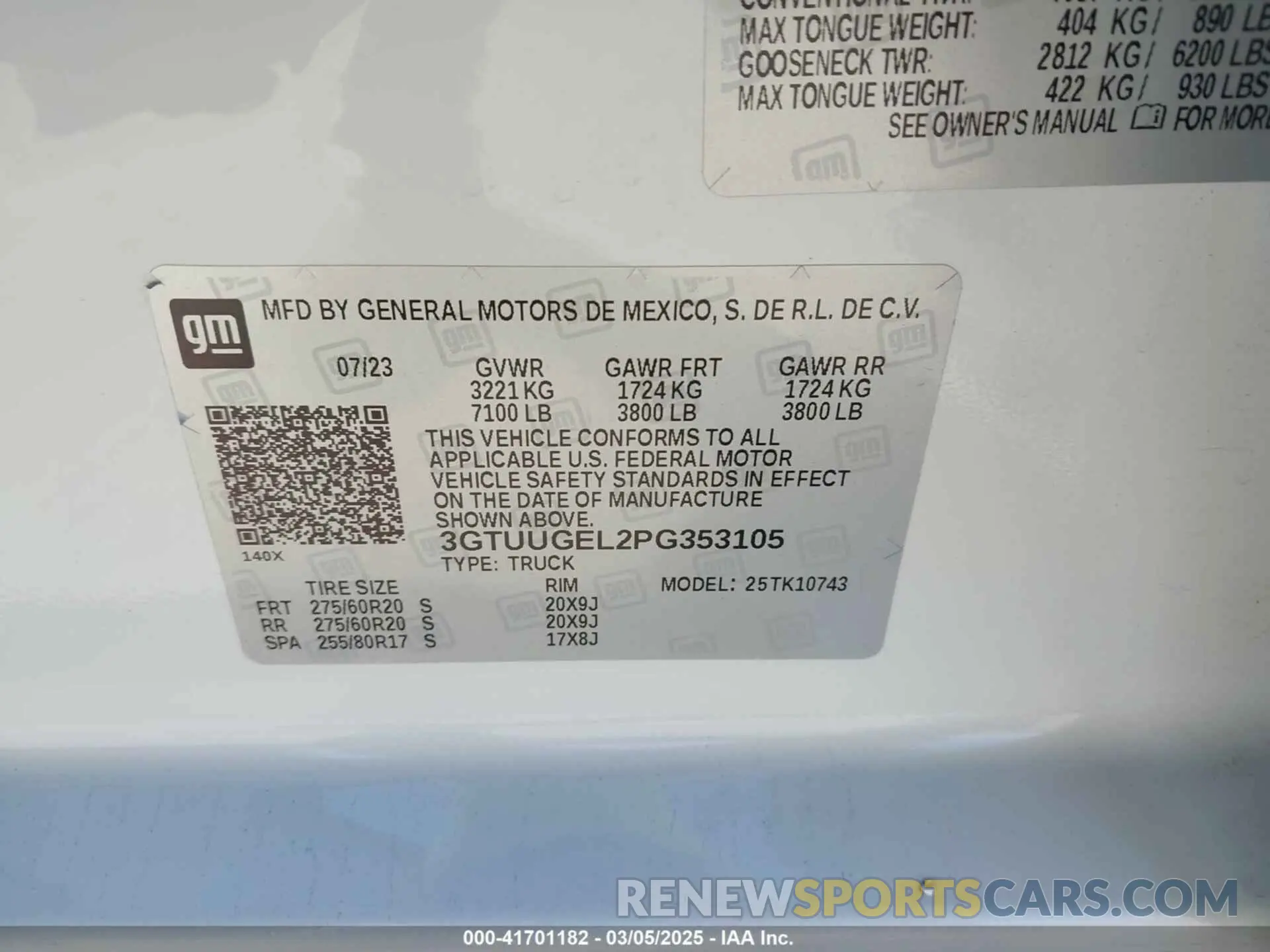 9 Фотография поврежденного автомобиля 3GTUUGEL2PG353105 GMC SIERRA 1500 2023