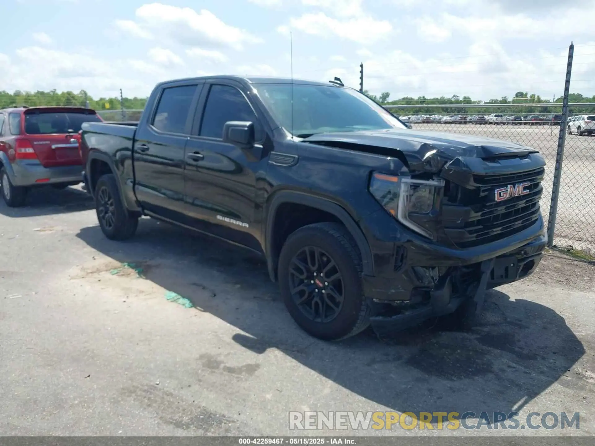 1 Photograph of a damaged car 1GTPHAEK4RZ177585 GMC SIERRA 1500 2024