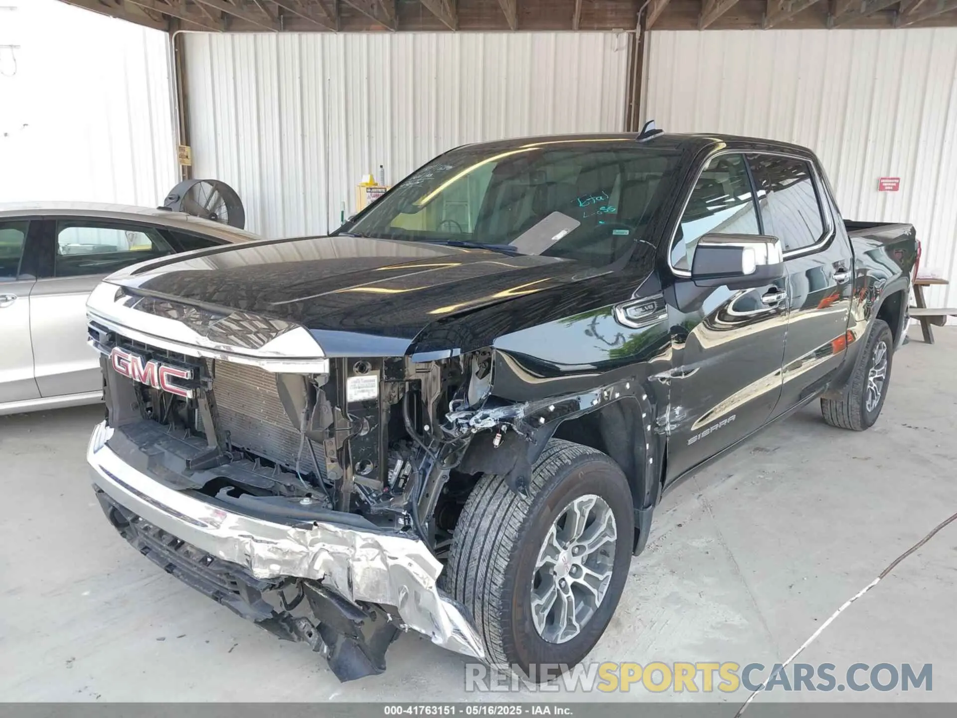 2 Photograph of a damaged car 1GTUUDED0RZ273375 GMC SIERRA 1500 2024