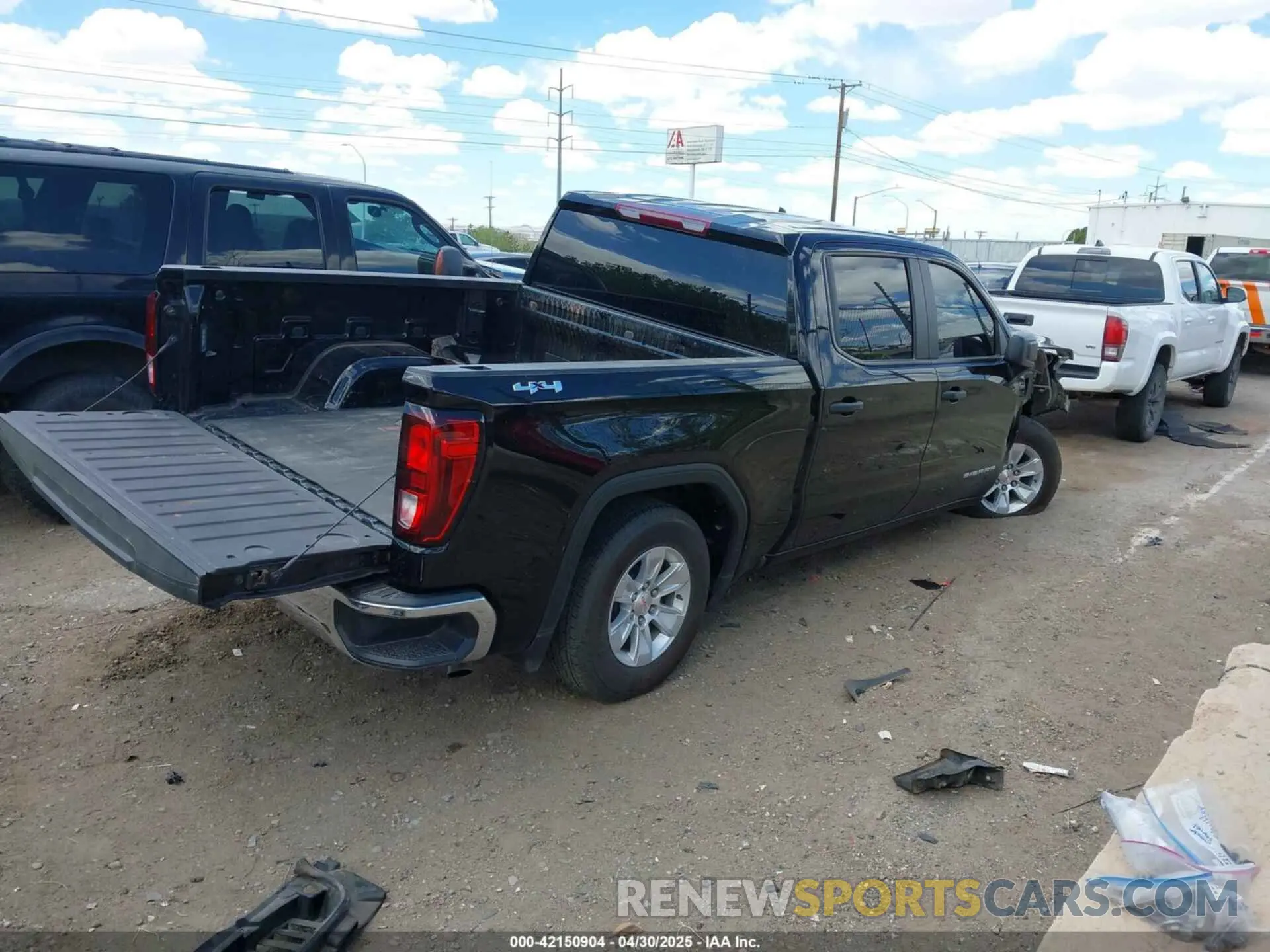 4 Photograph of a damaged car 3GTPUAEK5RG356195 GMC SIERRA 1500 2024