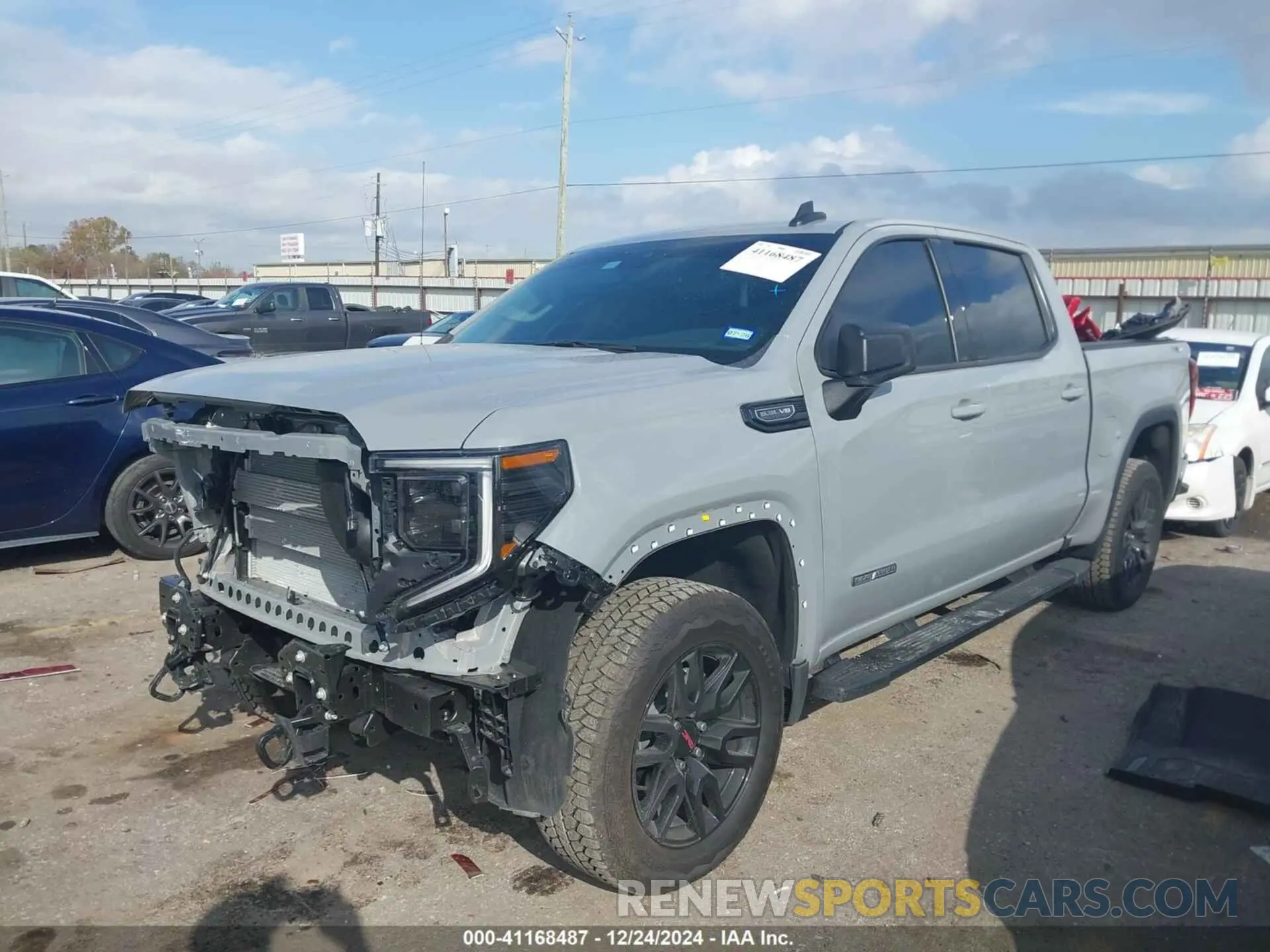 2 Photograph of a damaged car 3GTUUCED2RG424369 GMC SIERRA 1500 2024