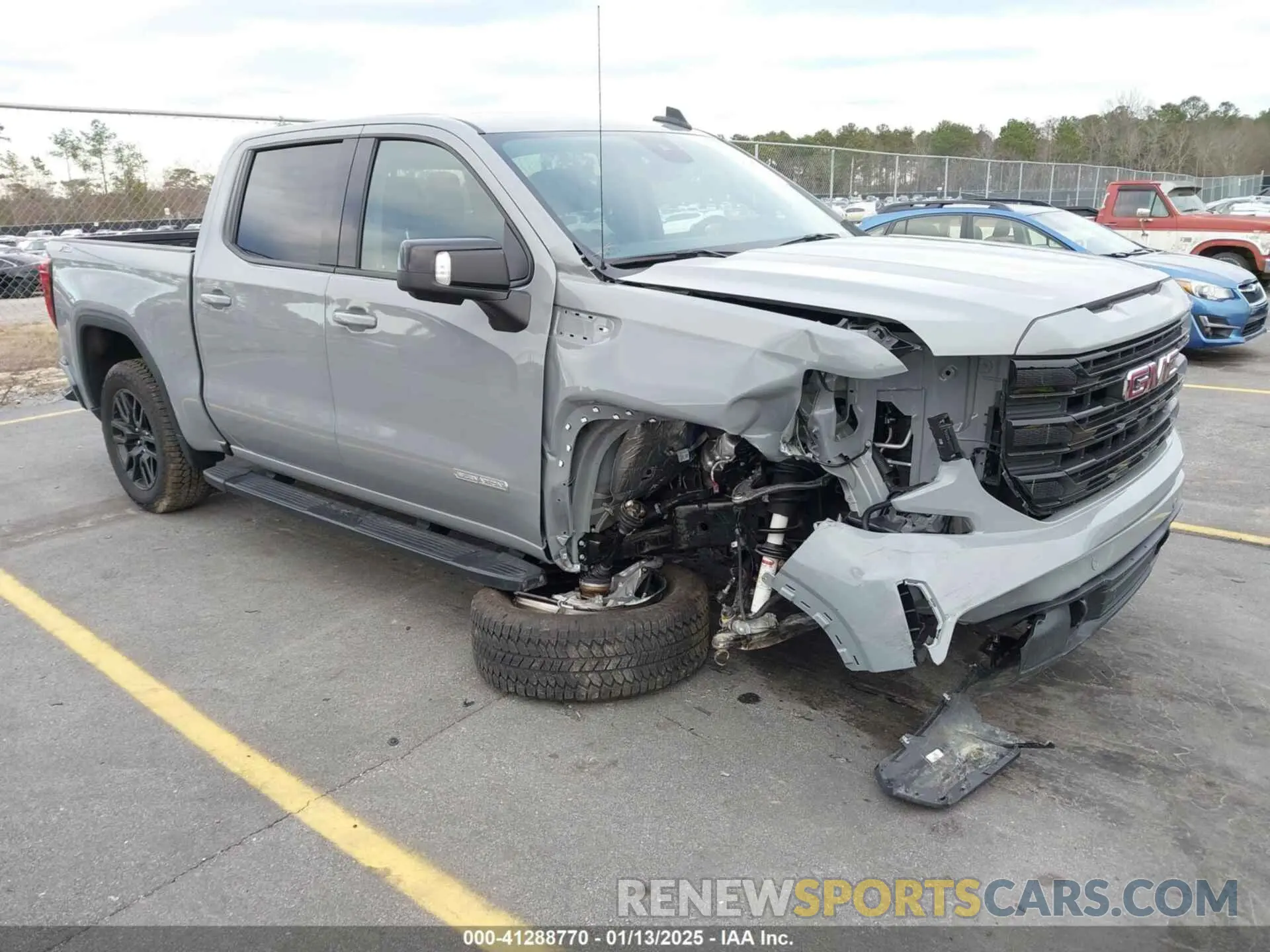 1 Photograph of a damaged car 3GTUUCED8RG329623 GMC SIERRA 1500 2024