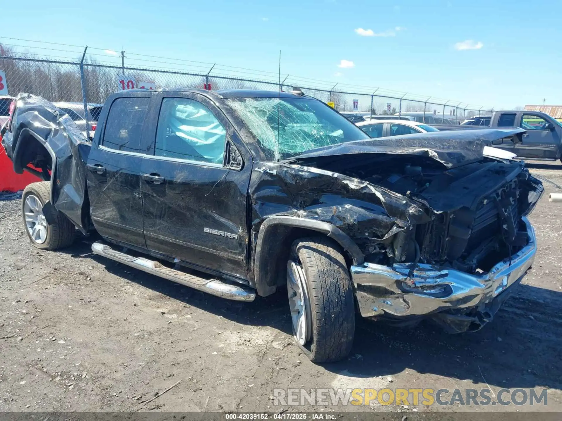 1 Фотография поврежденного автомобиля 2GTV2MEC5K1105649 GMC SIERRA 1500 LIMITED 2019