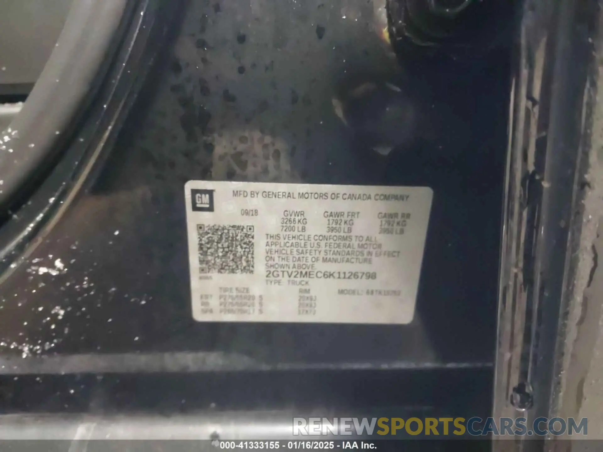 9 Фотография поврежденного автомобиля 2GTV2MEC6K1126798 GMC SIERRA 1500 LIMITED 2019