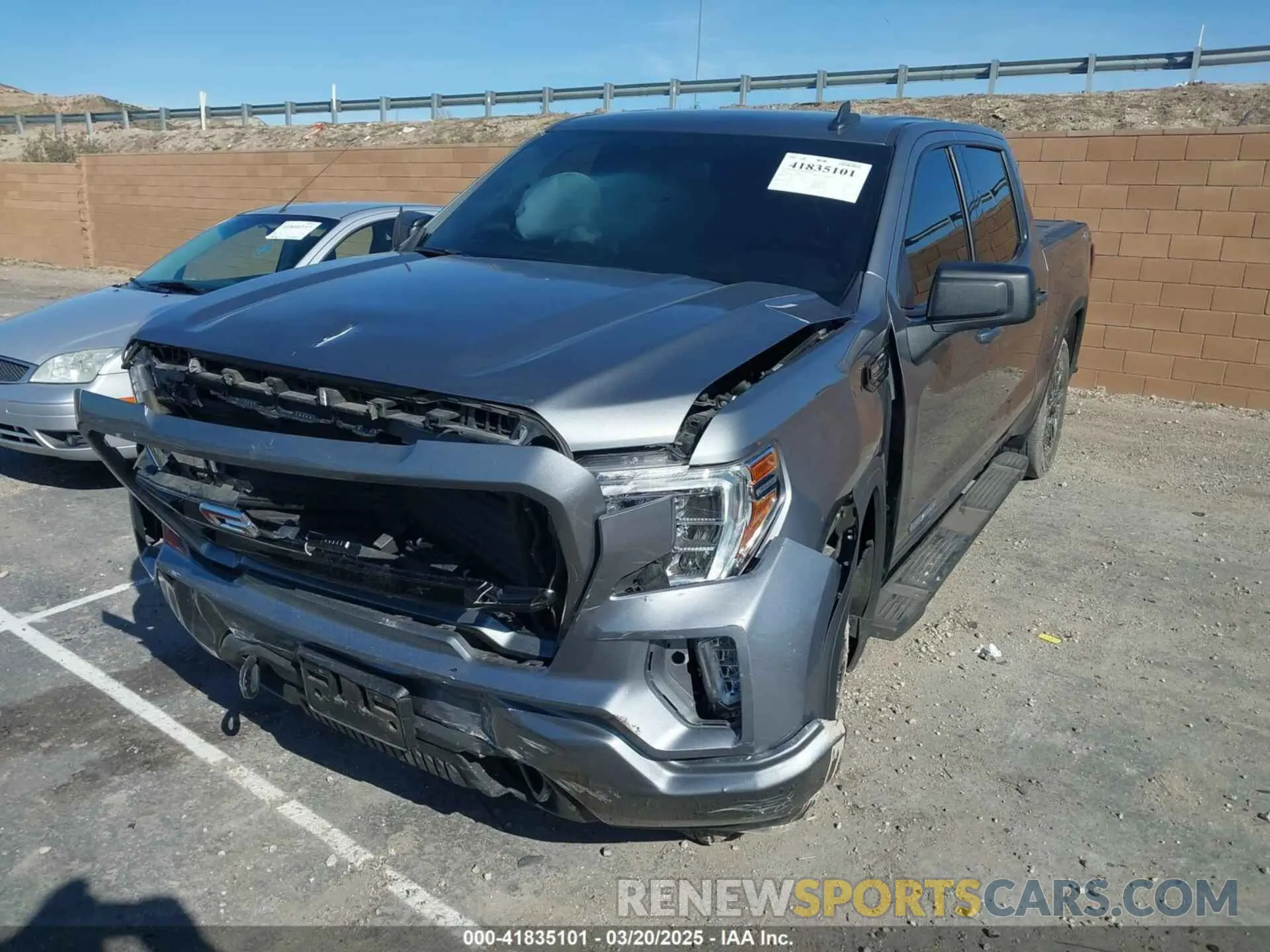 2 Photograph of a damaged car 3GTU9CED5NG151505 GMC SIERRA 1500 LIMITED 2022