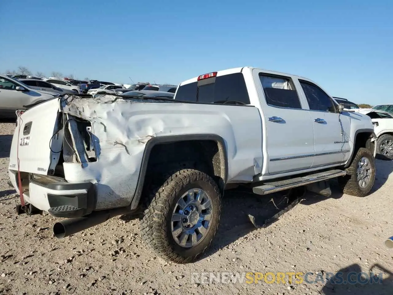 3 Photograph of a damaged car 1GT12SEY2KF143217 GMC SIERRA 2019