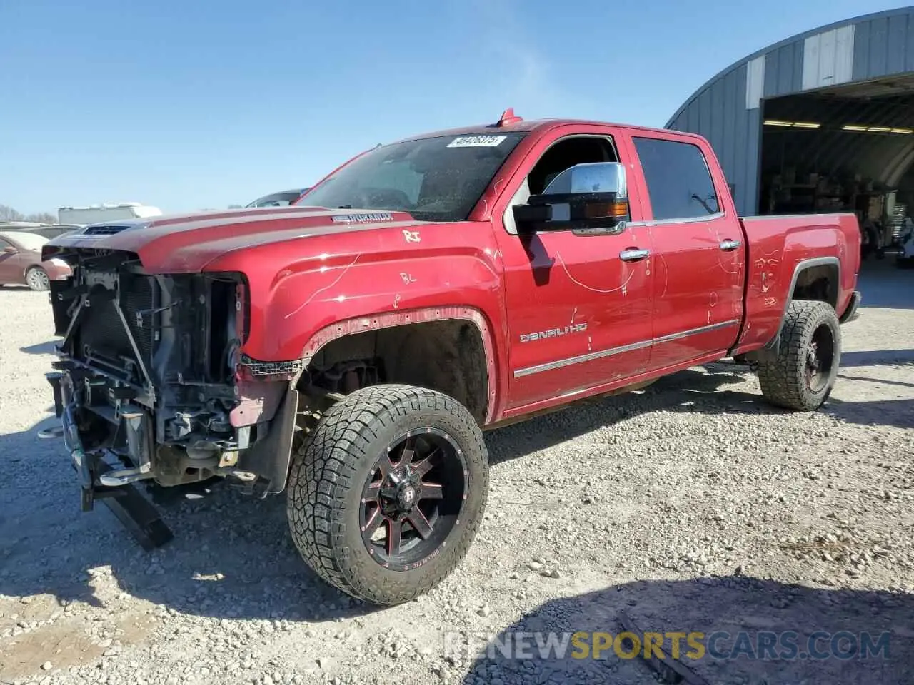 1 Фотография поврежденного автомобиля 1GT12SEY2KF233872 GMC SIERRA 2019