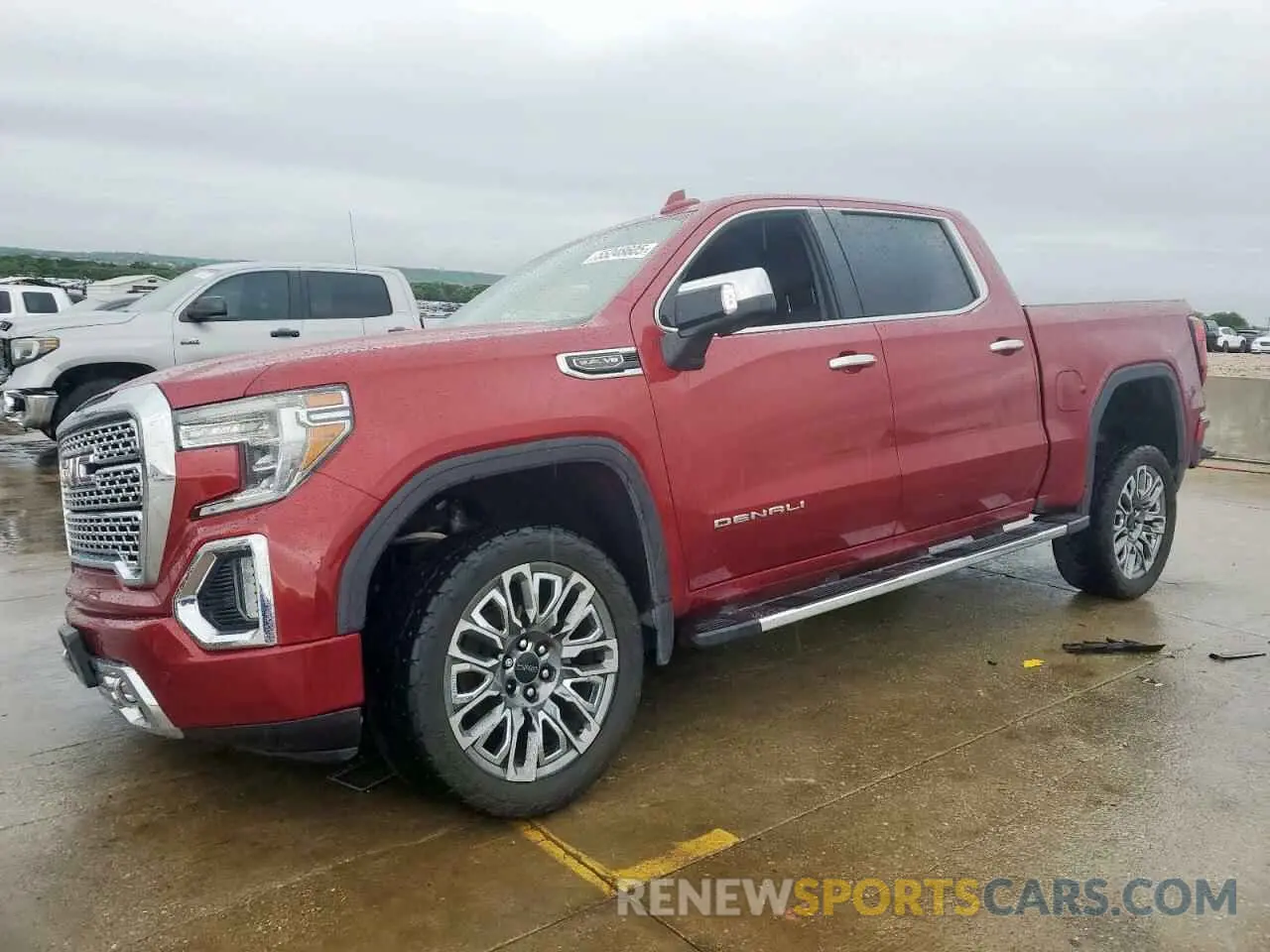 1 Photograph of a damaged car 1GTP8FED2KZ110181 GMC SIERRA 2019