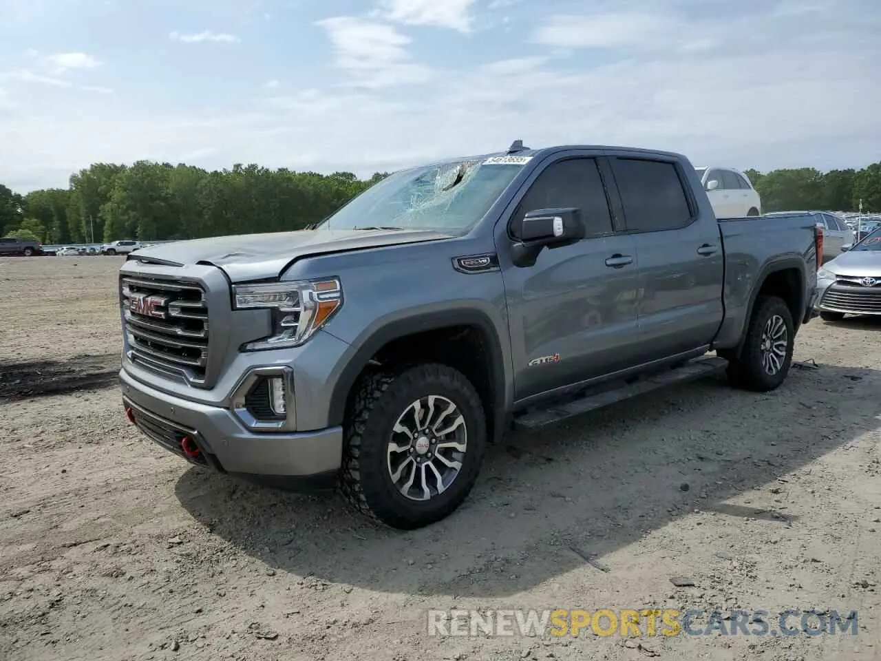 1 Photograph of a damaged car 1GTP9EEL2KZ166264 GMC SIERRA 2019