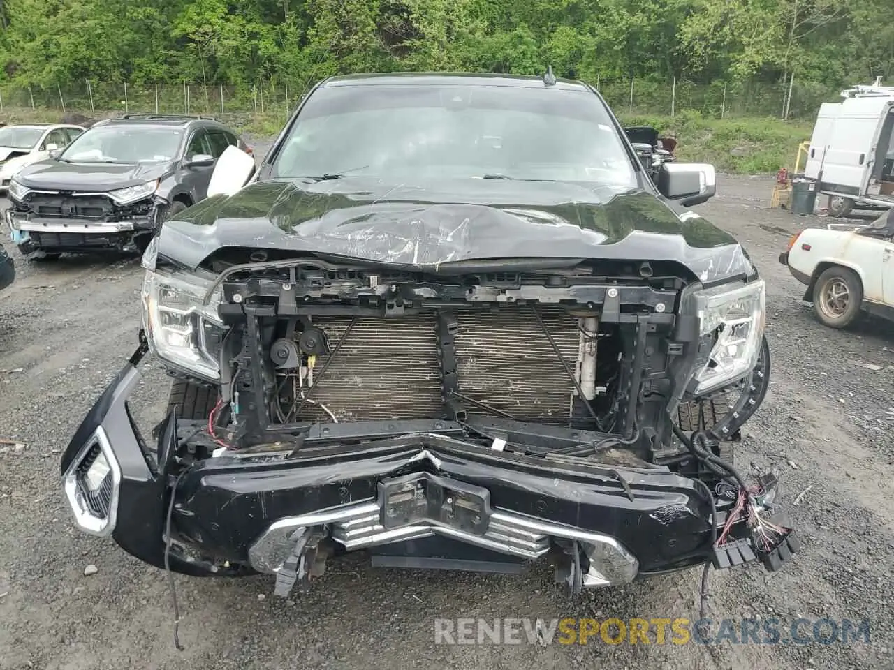 5 Photograph of a damaged car 1GTU9FEL1KZ319080 GMC SIERRA 2019
