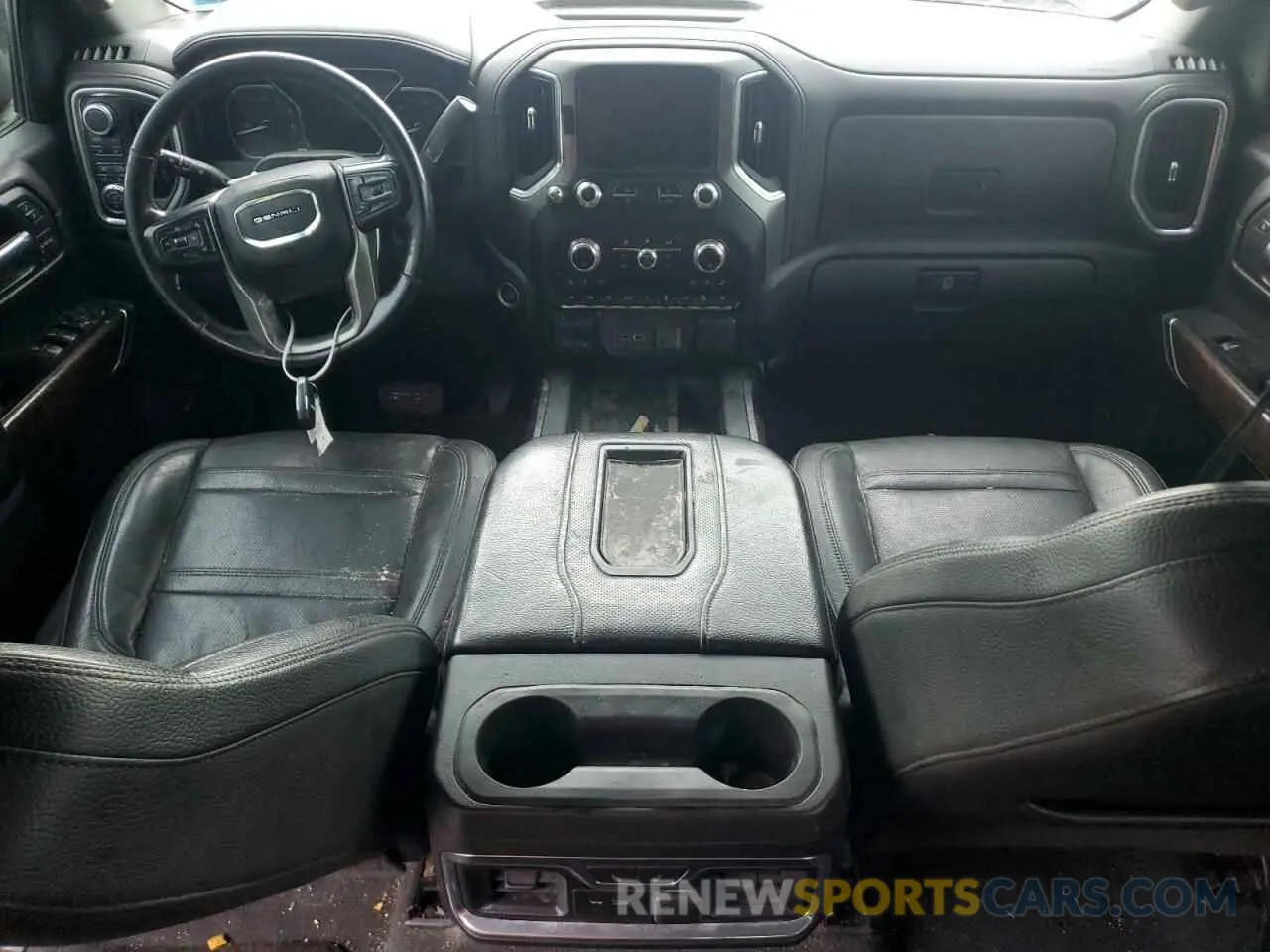 8 Photograph of a damaged car 1GTU9FEL1KZ319080 GMC SIERRA 2019