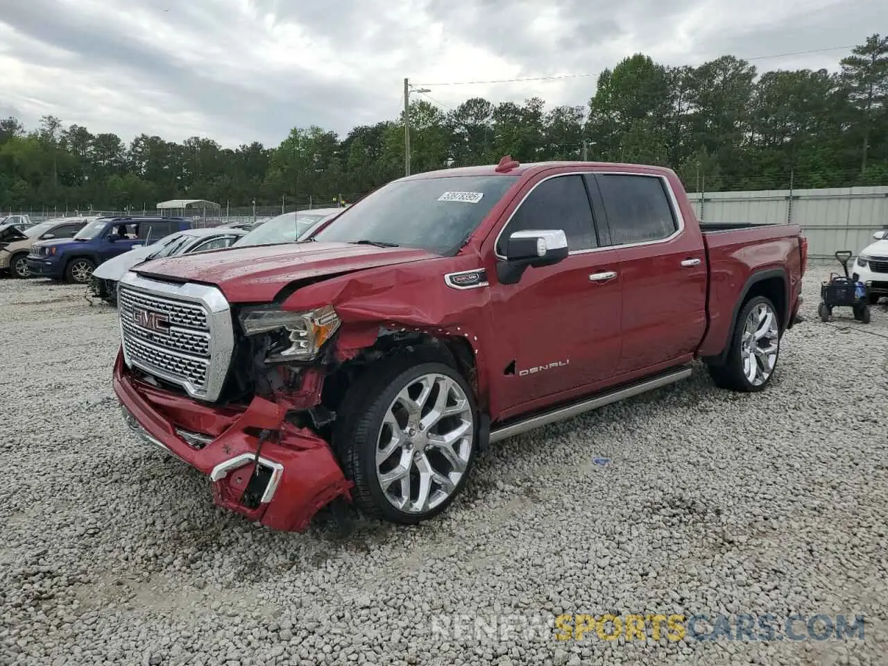1 Photograph of a damaged car 1GTU9FEL4KZ156926 GMC SIERRA 2019