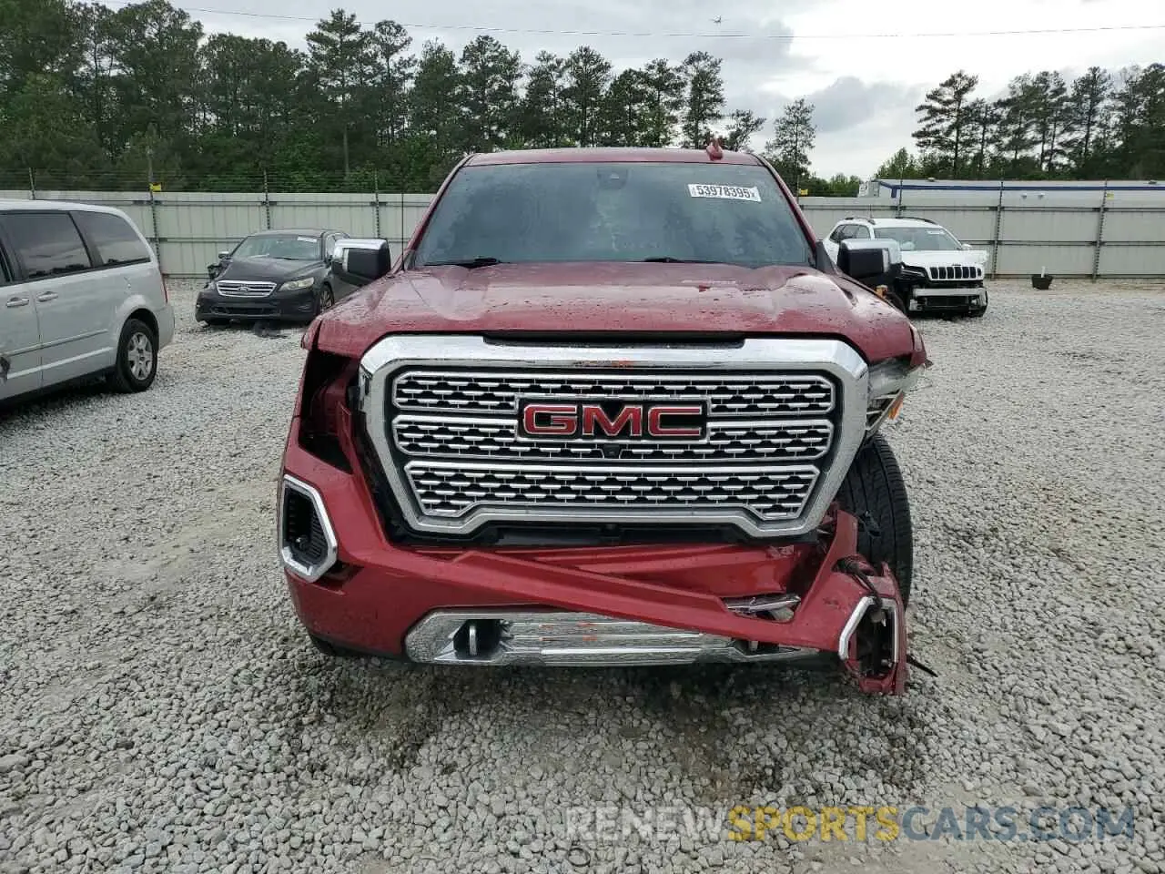 5 Photograph of a damaged car 1GTU9FEL4KZ156926 GMC SIERRA 2019
