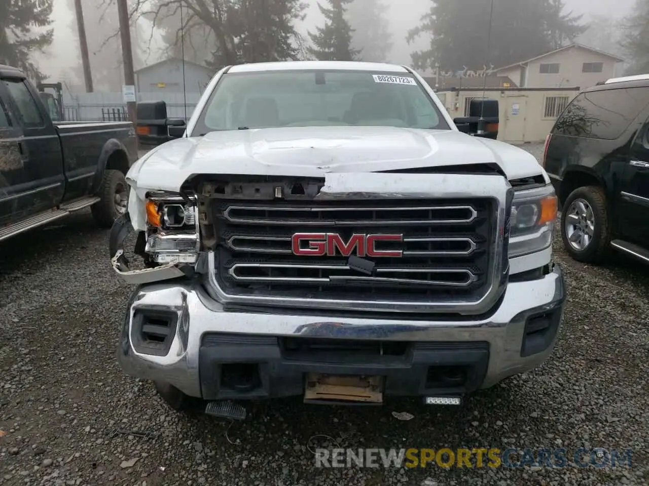 5 Photograph of a damaged car 2GT22NEG6K1123122 GMC SIERRA 2019