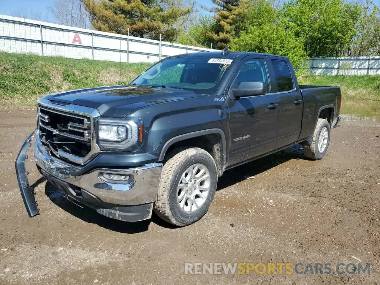 1 Photograph of a damaged car 2GTV2MECXK1192383 GMC SIERRA 2019