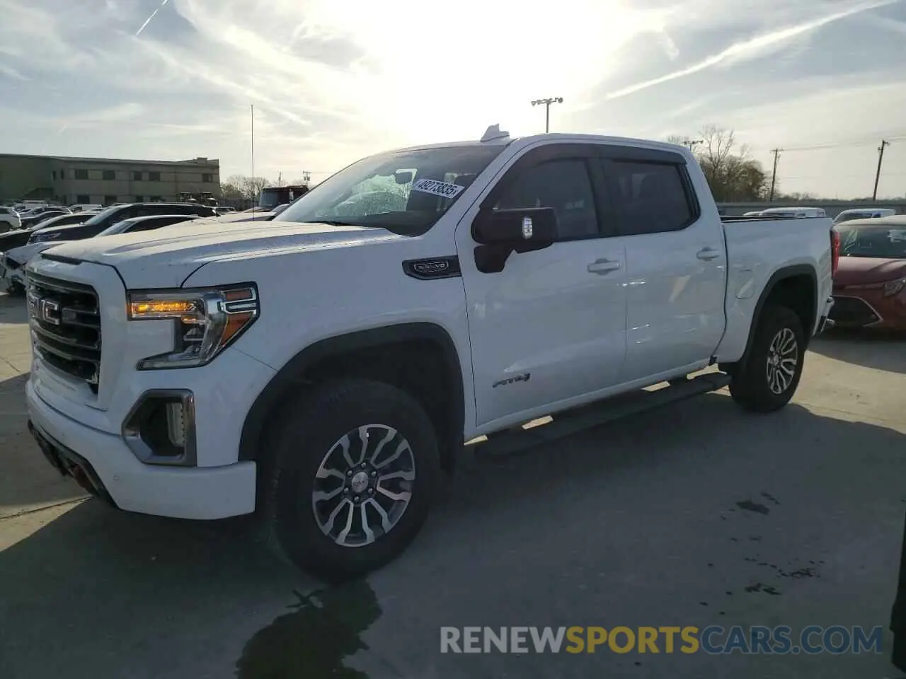 1 Photograph of a damaged car 3GTP9EEL8KG254039 GMC SIERRA 2019