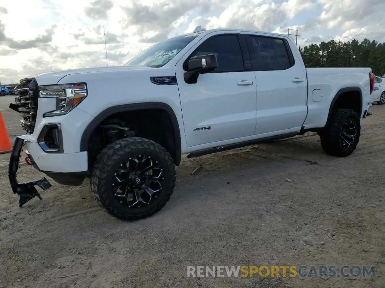 1 Photograph of a damaged car 3GTP9EEL9KG296431 GMC SIERRA 2019