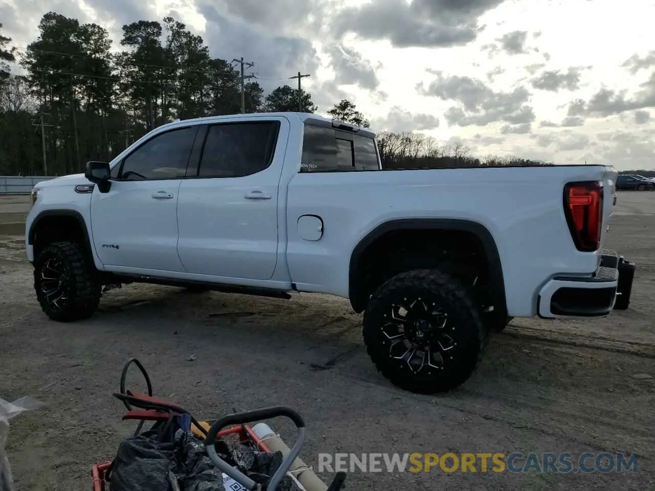 2 Photograph of a damaged car 3GTP9EEL9KG296431 GMC SIERRA 2019