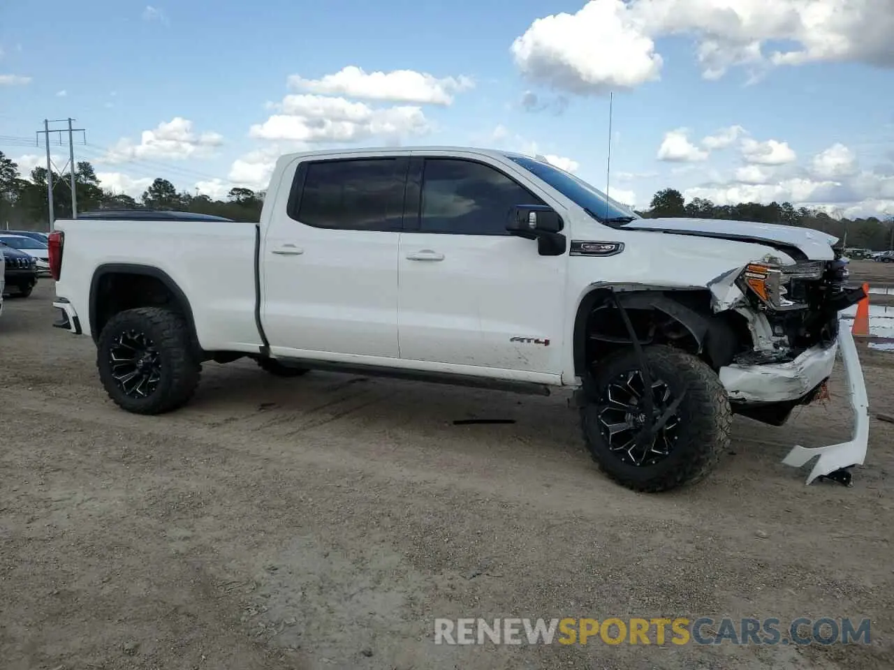 4 Photograph of a damaged car 3GTP9EEL9KG296431 GMC SIERRA 2019