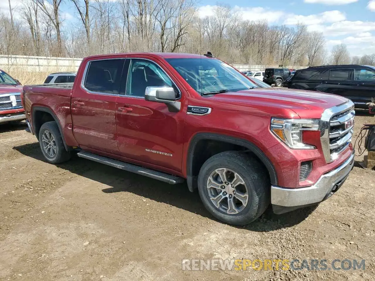 4 Photograph of a damaged car 3GTU9BED6KG145041 GMC SIERRA 2019